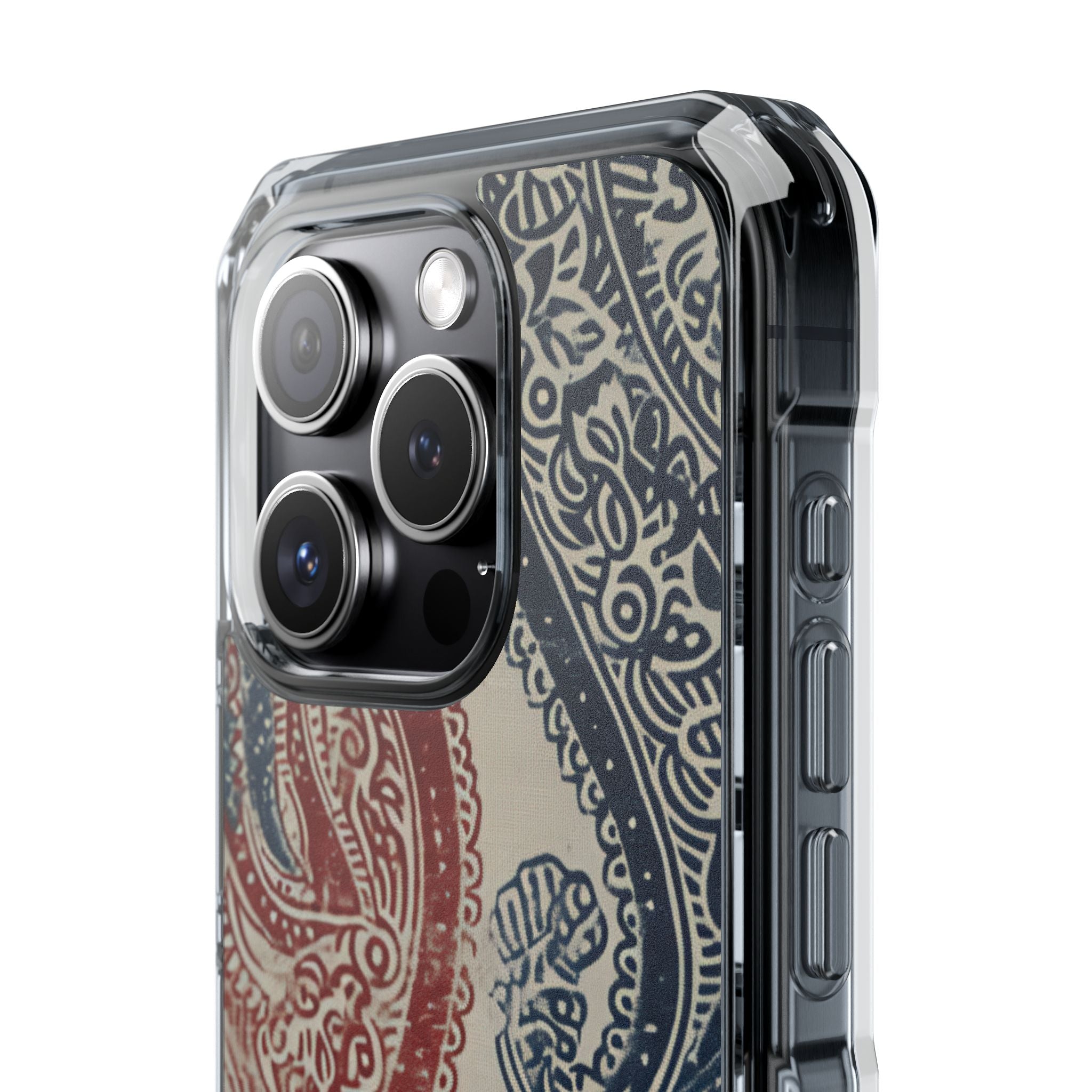 Ornate Paisley Swirl iPhone 15 - Impact Clear+