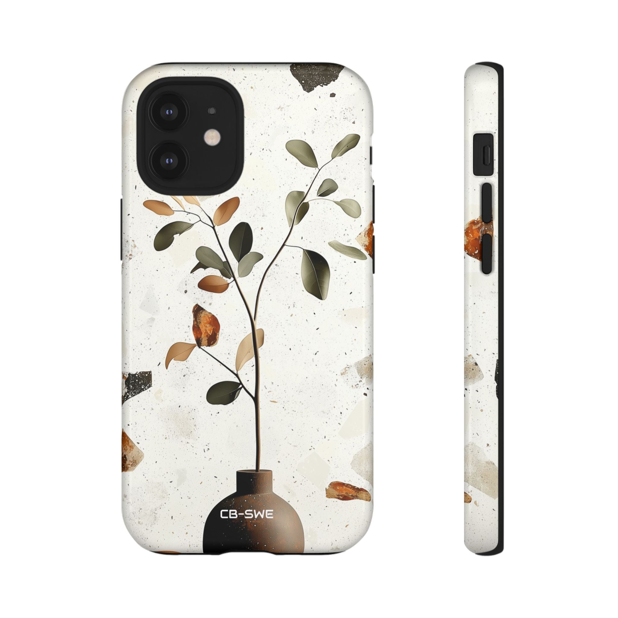 Vase Holds Leaves - iPhone Case