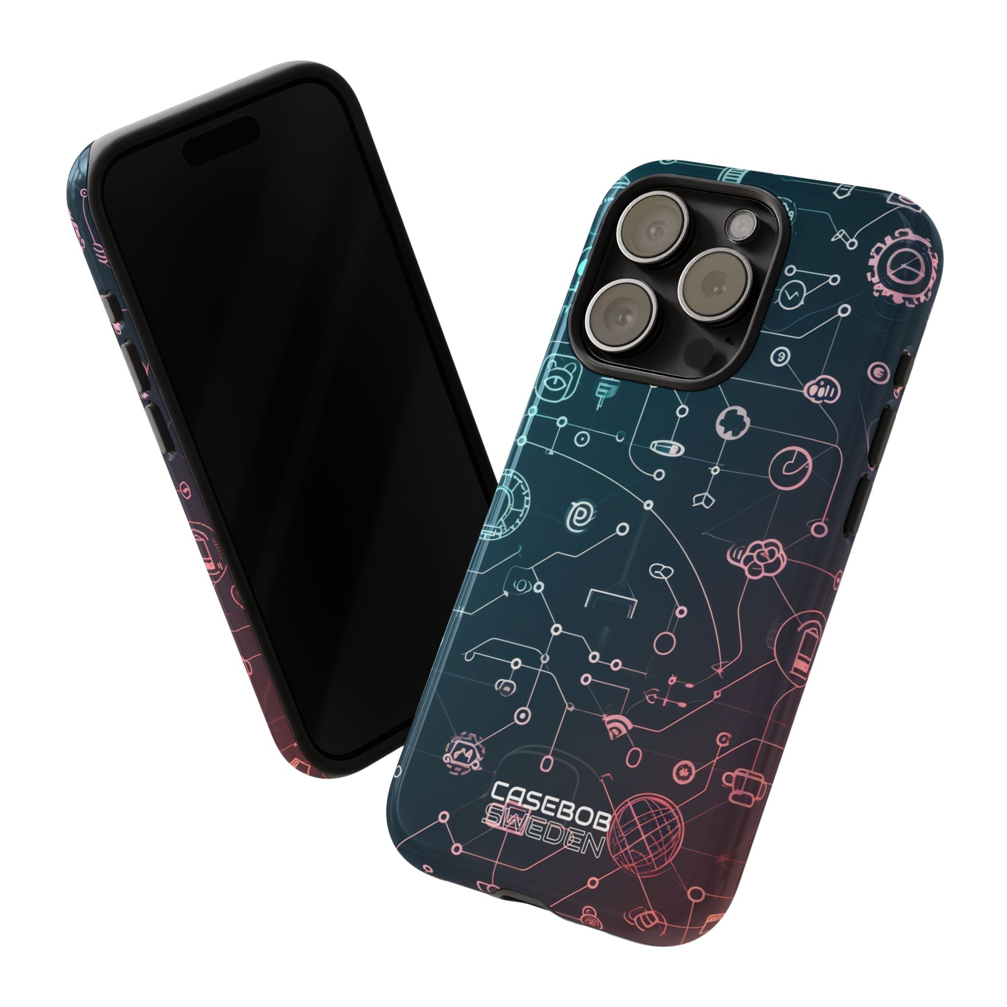 Digital Circuit Flow iPhone 15 - Tough