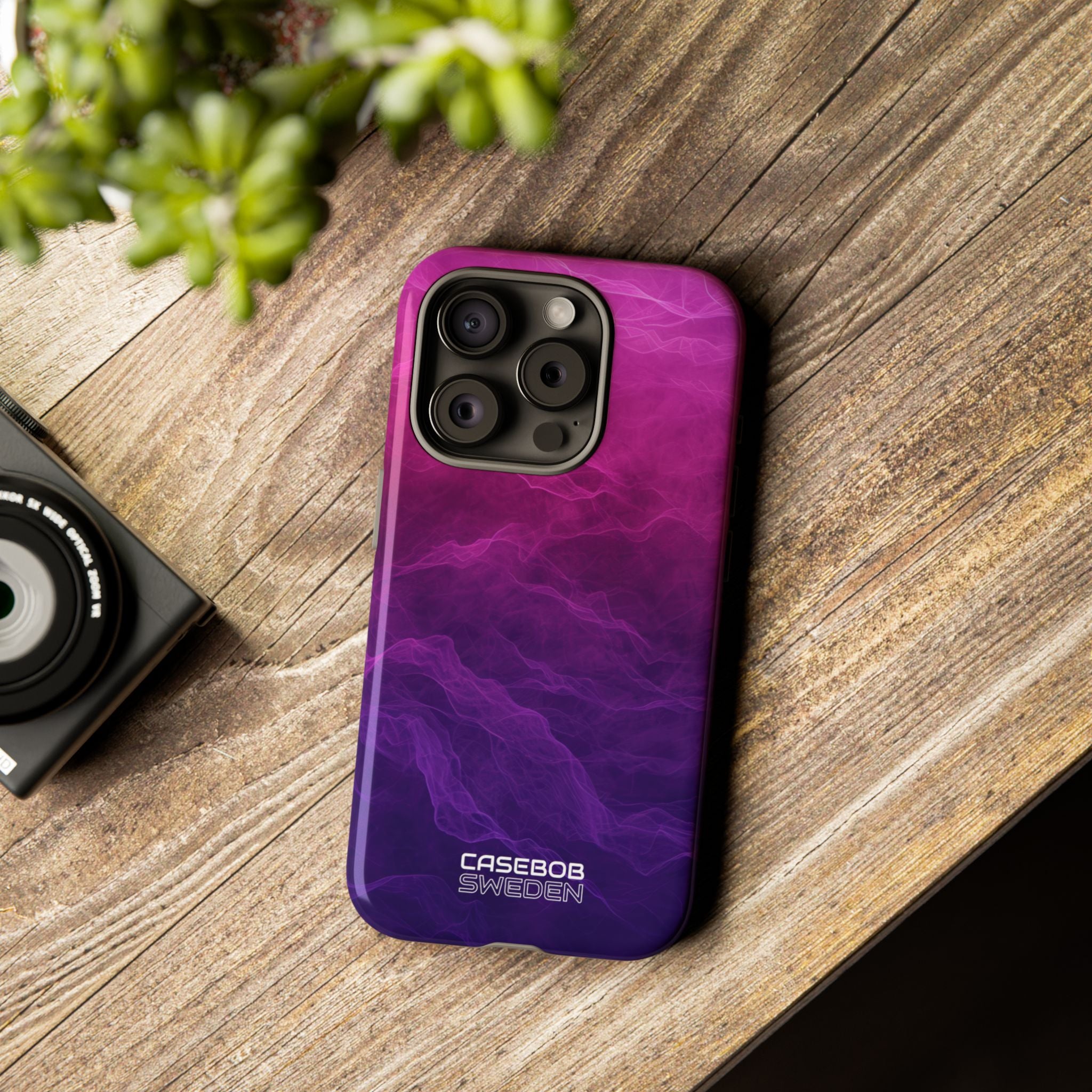 Violet Dream Currents iPhone 15 - Tough