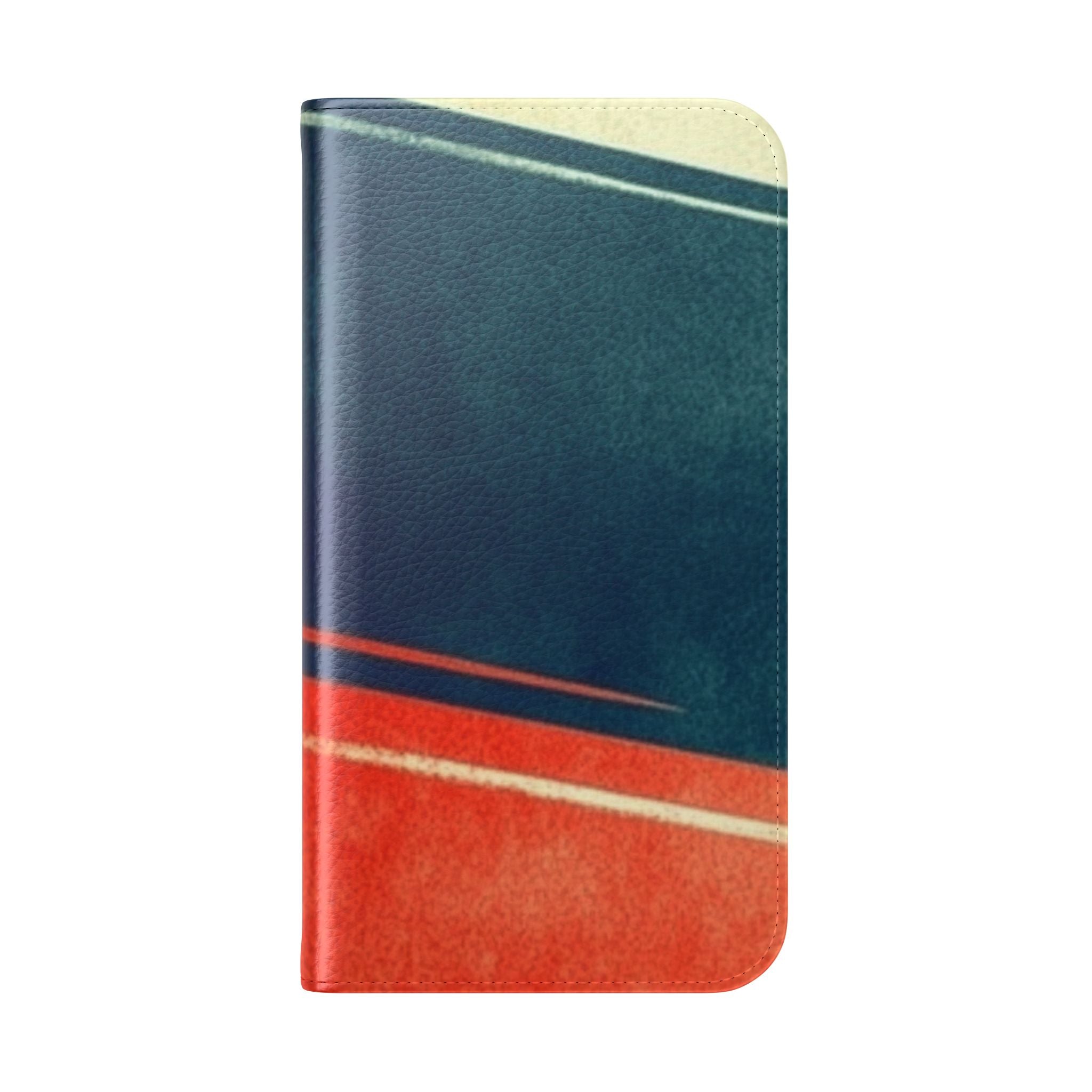 Navy Streak - iPhone 15 Pro Case - Wallet