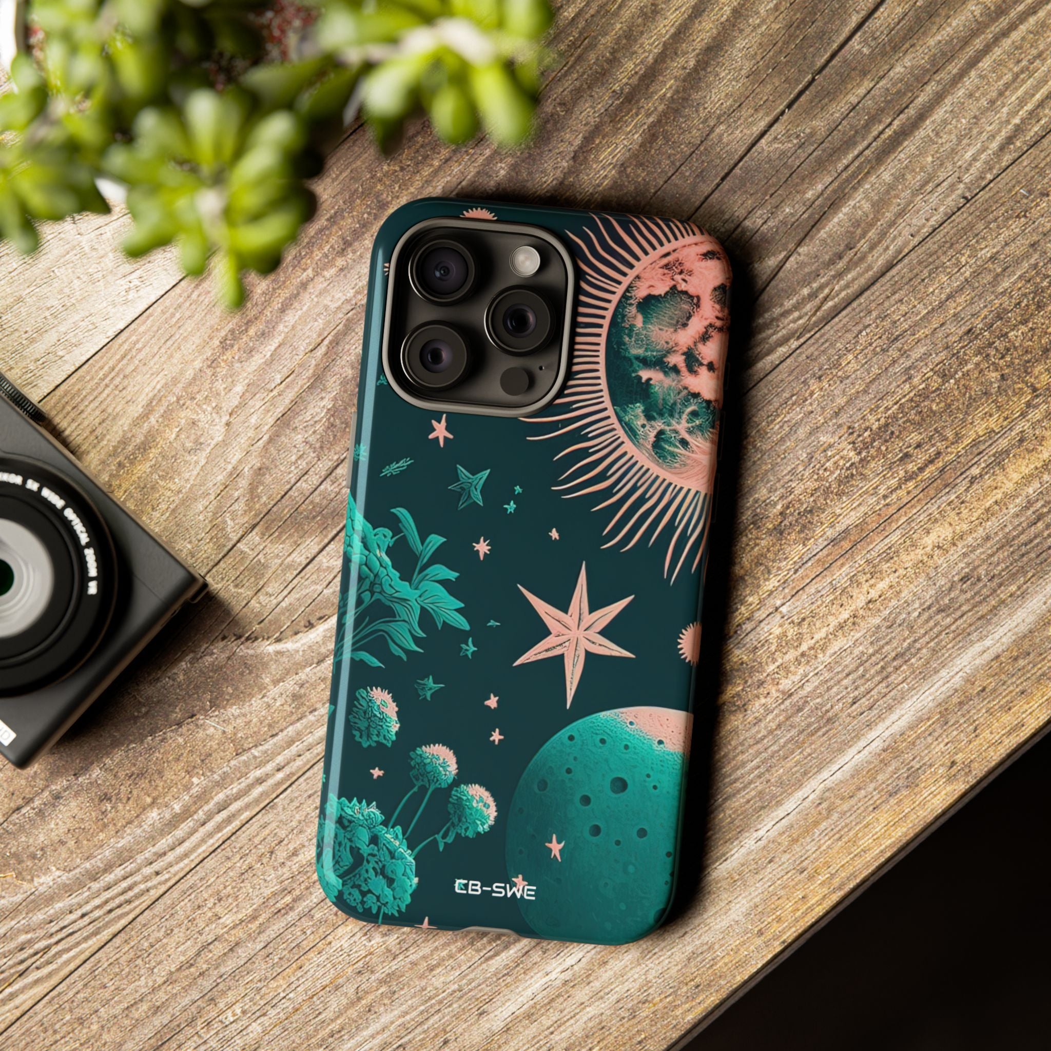 Celestial Botanical Night - iPhone Case