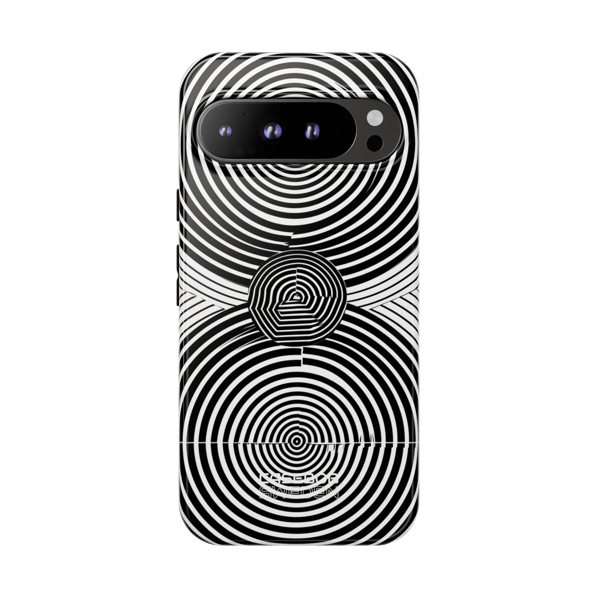 Monochrome Spiral Motion Google Pixel 9 - Tough