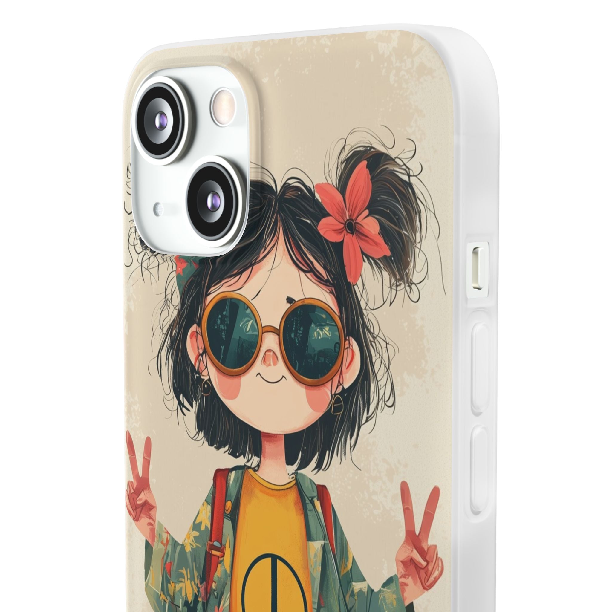 Peace Pigtails iPhone 13 - Soft