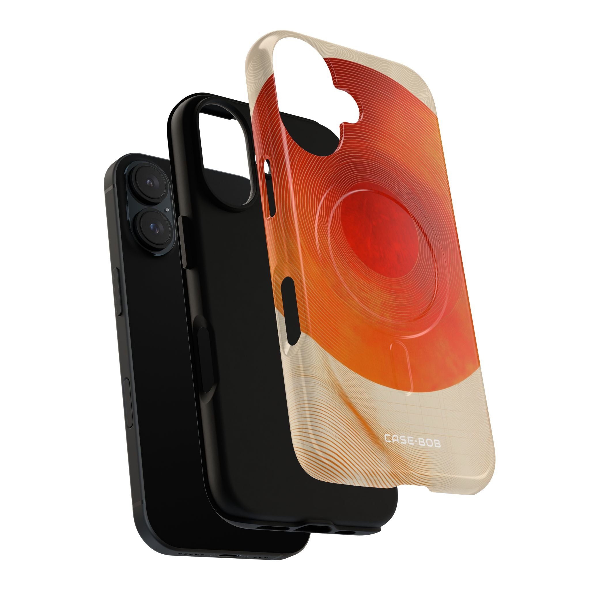 Sunburst Swirl iPhone 16 Case - Tough+