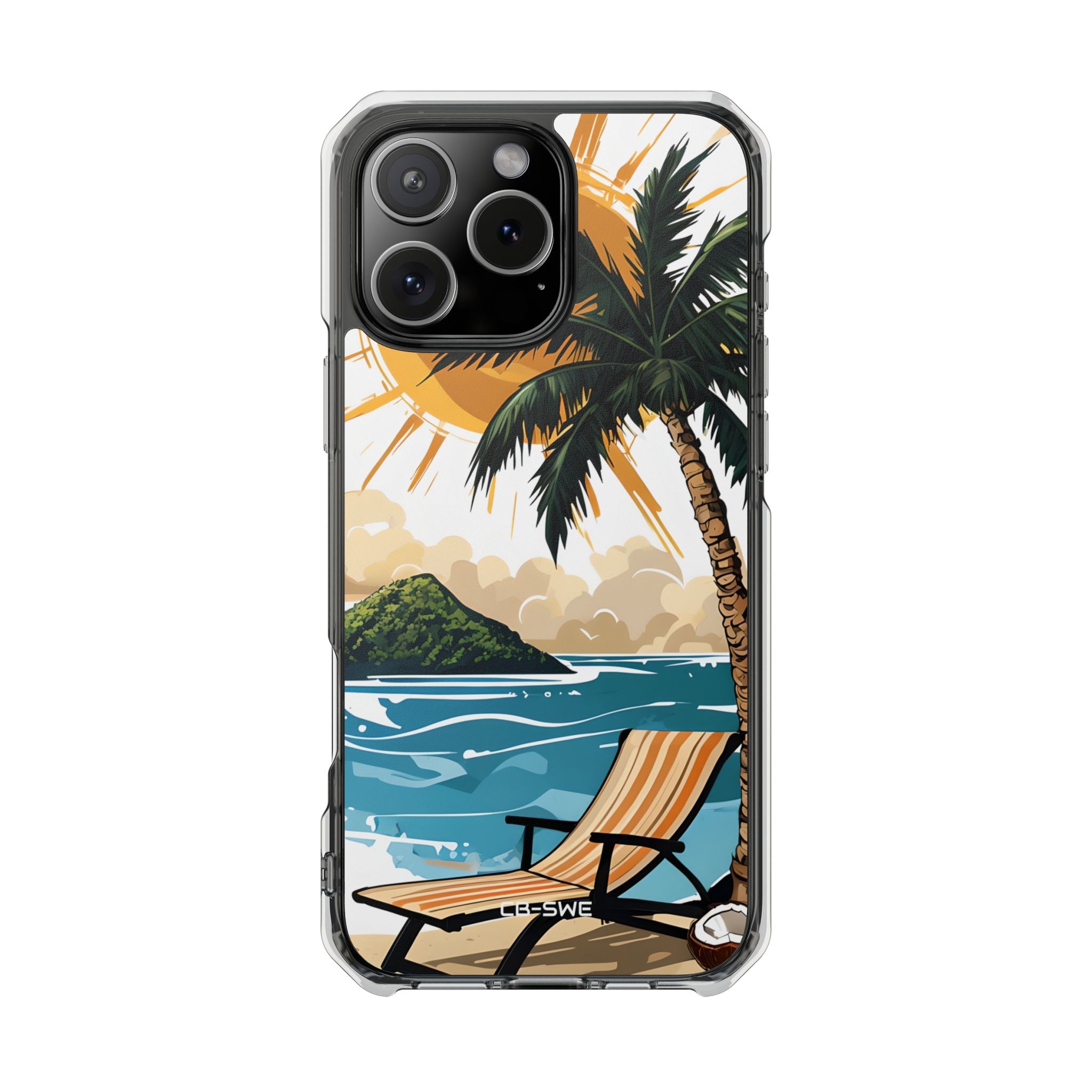 Sunny Tropical Escape iPhone Case - Impact