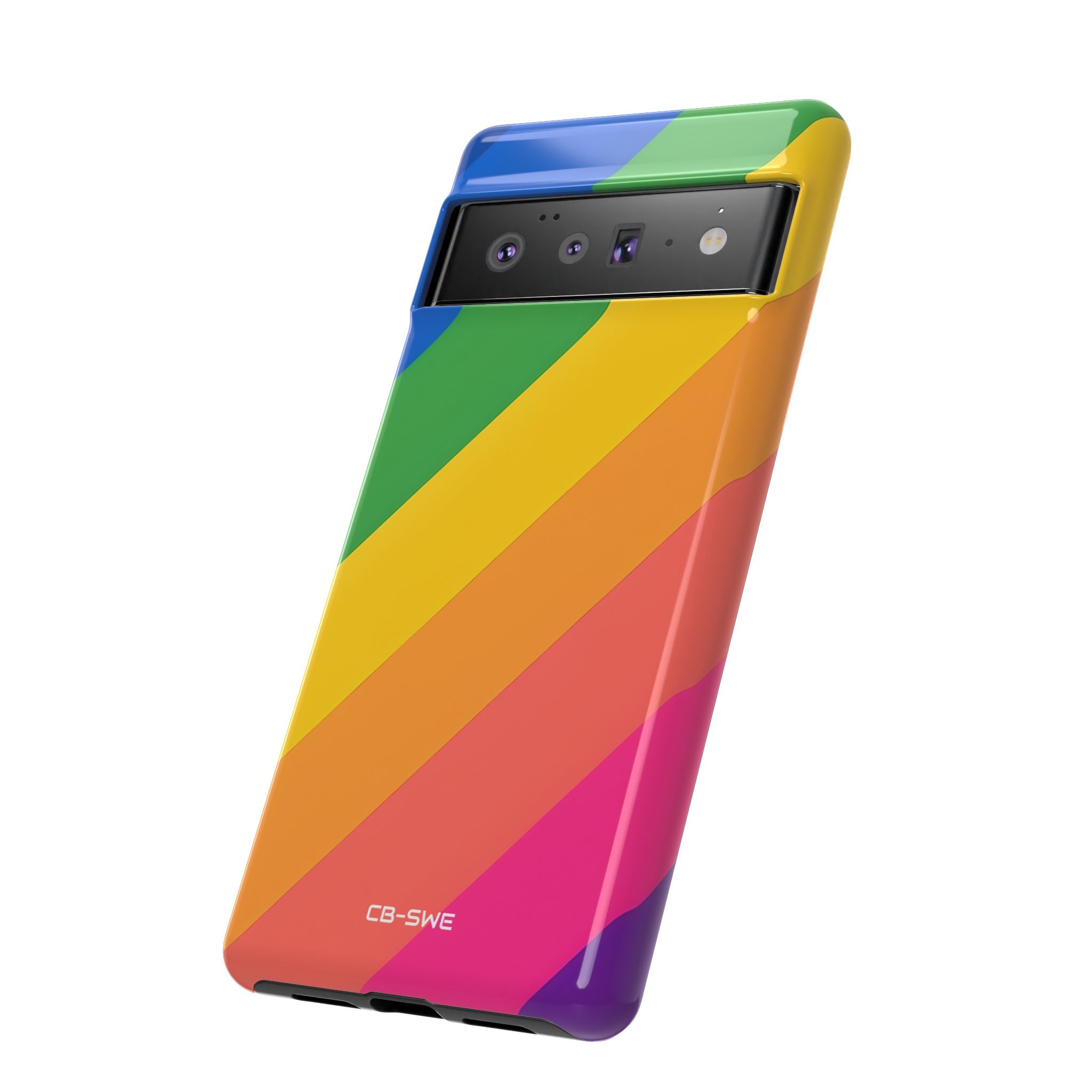 Vibrant Geometric Spectrum - Google Pixel Case