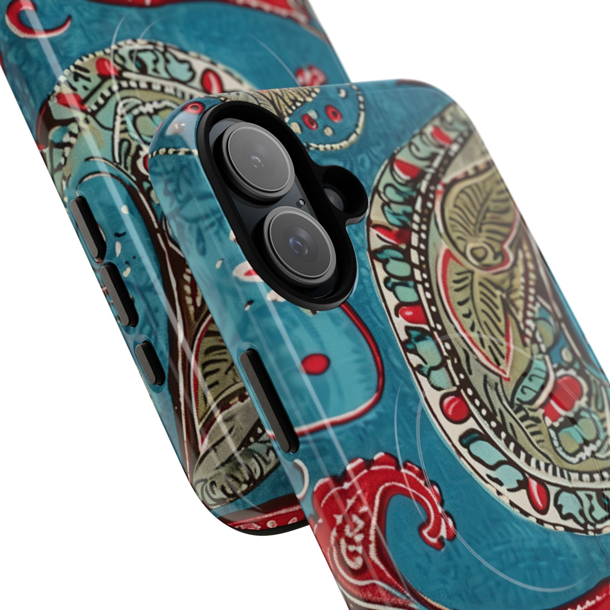 Paisley Floral Fusion iPhone 16 - Tough+