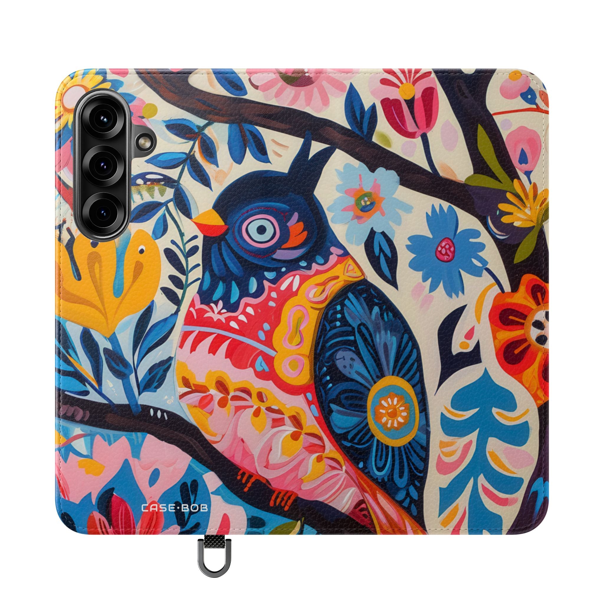 Ornate Owl Bloom - Samsung S25+ Case - Wallet