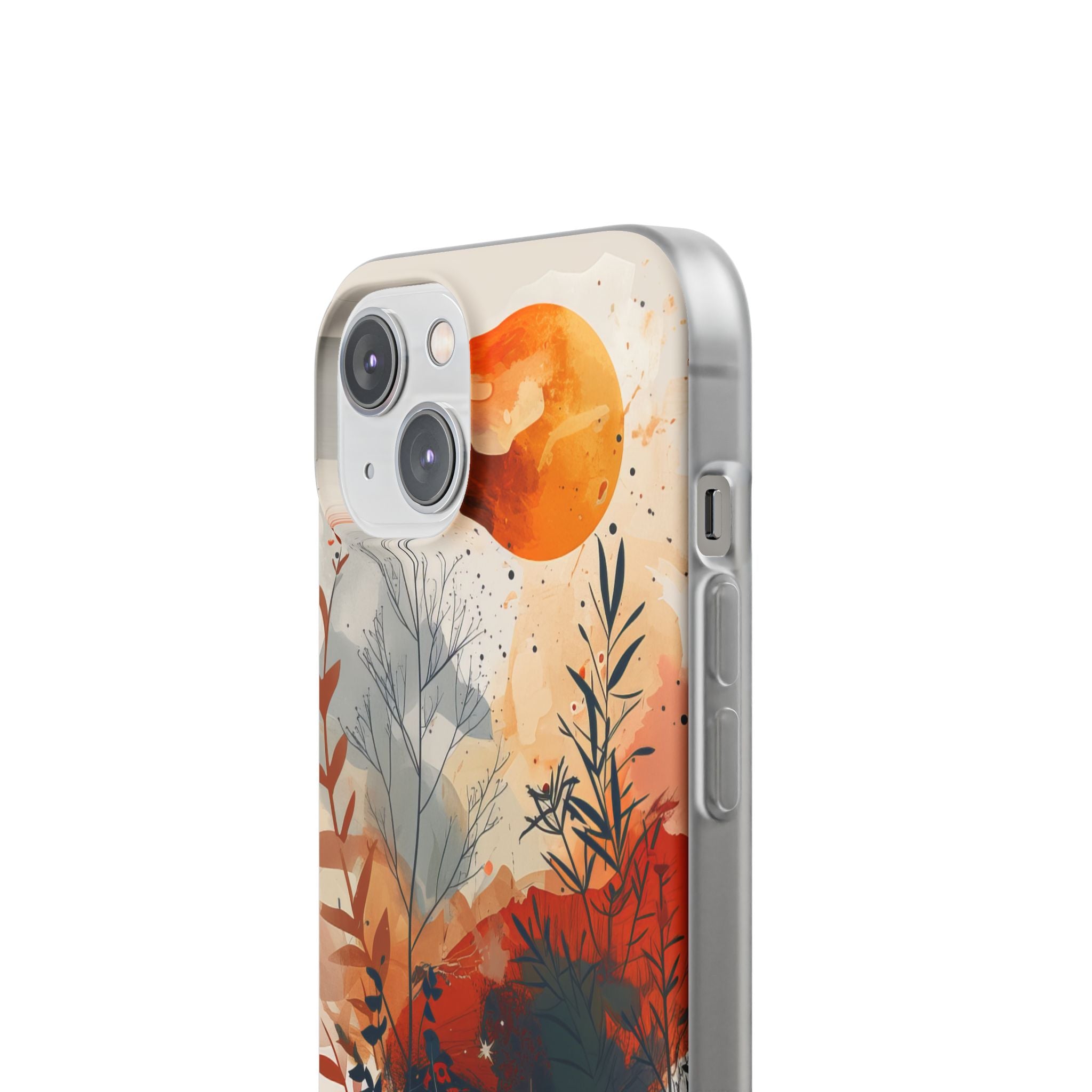 Orange Solstice iPhone 14 Case - Soft