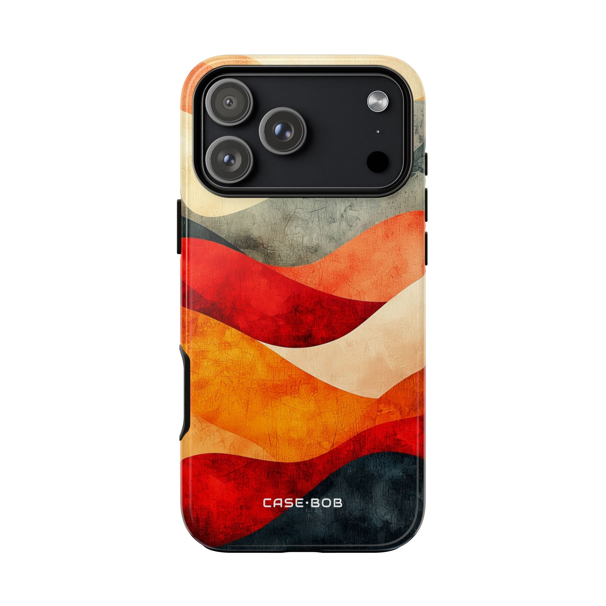 Cracked Wave Sunset iPhone 17 Pro Max Case - Tough