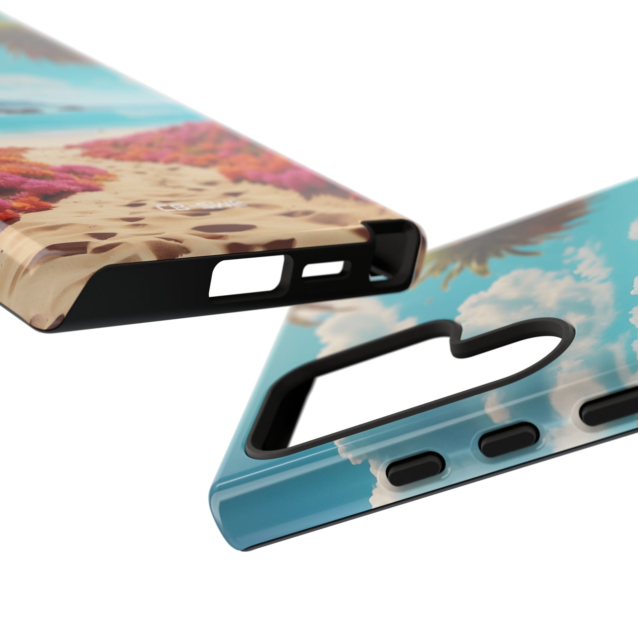 Tropical Flowers Frame - Samsung Case