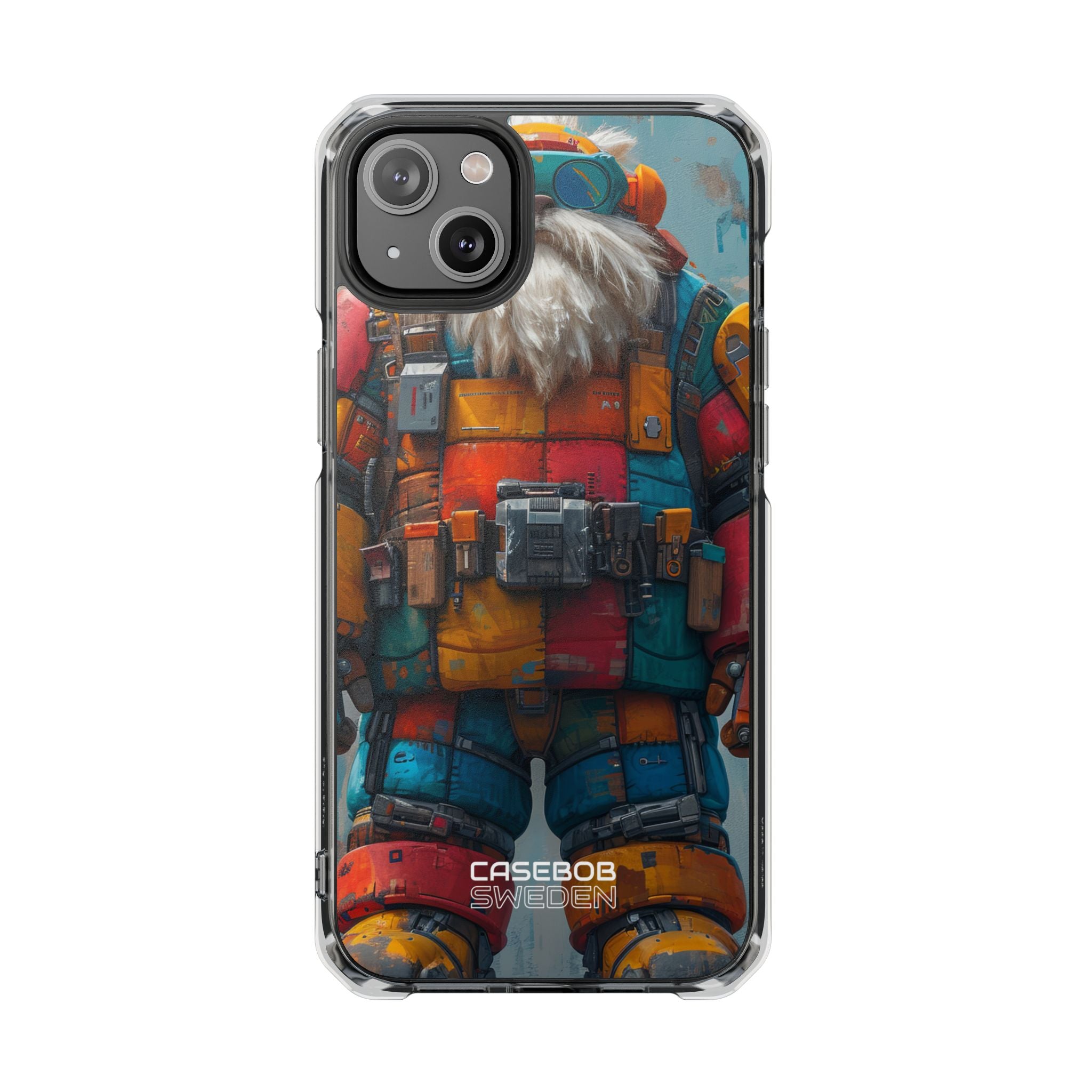 Whimsical Robot Wanderer iPhone 14 - Impact Clear+