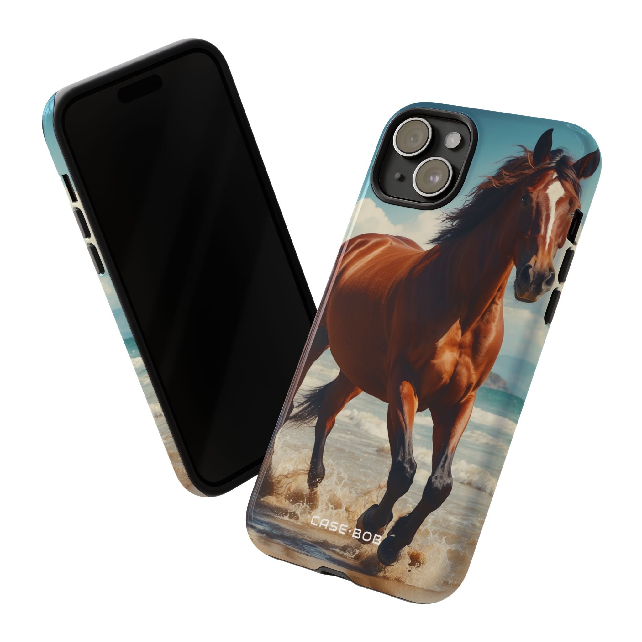 Blazing Horse iPhone 15 Plus Case - Tough