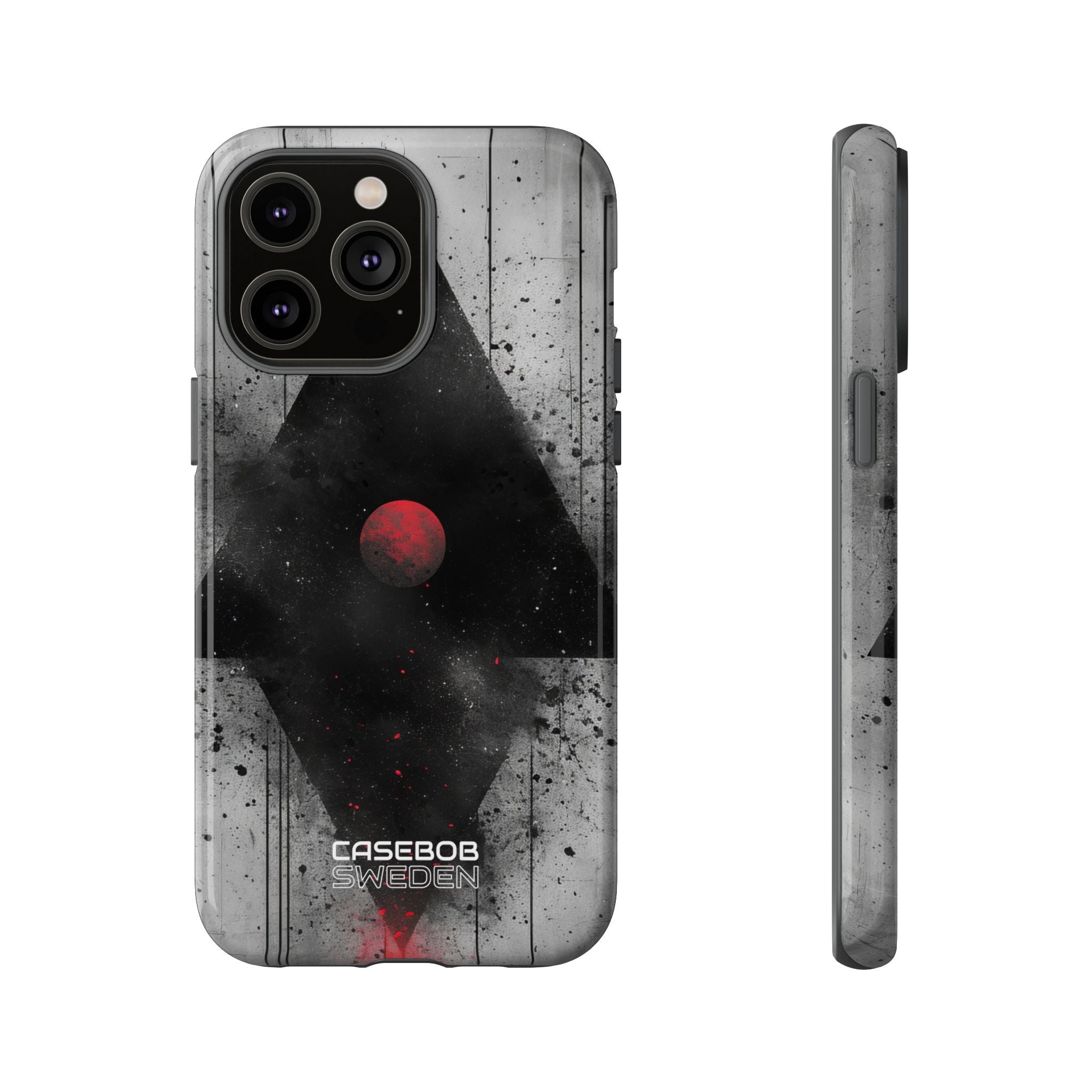 Crimson Core Geometry iPhone 14 - Tough