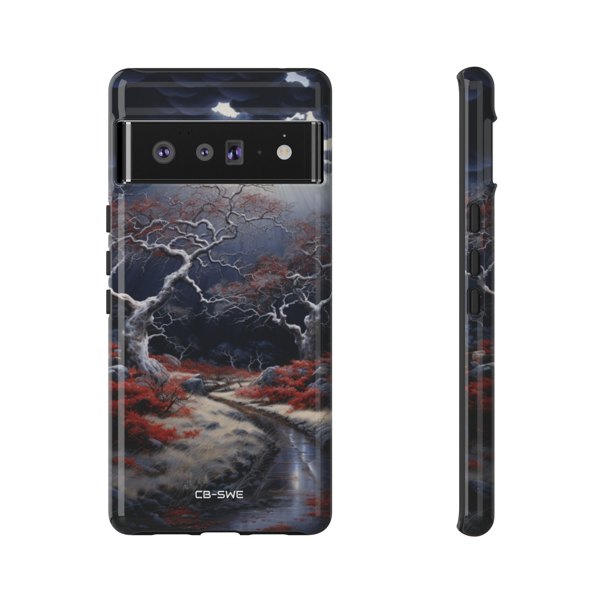 Sunlit Gnarled Forest - Google Pixel Case