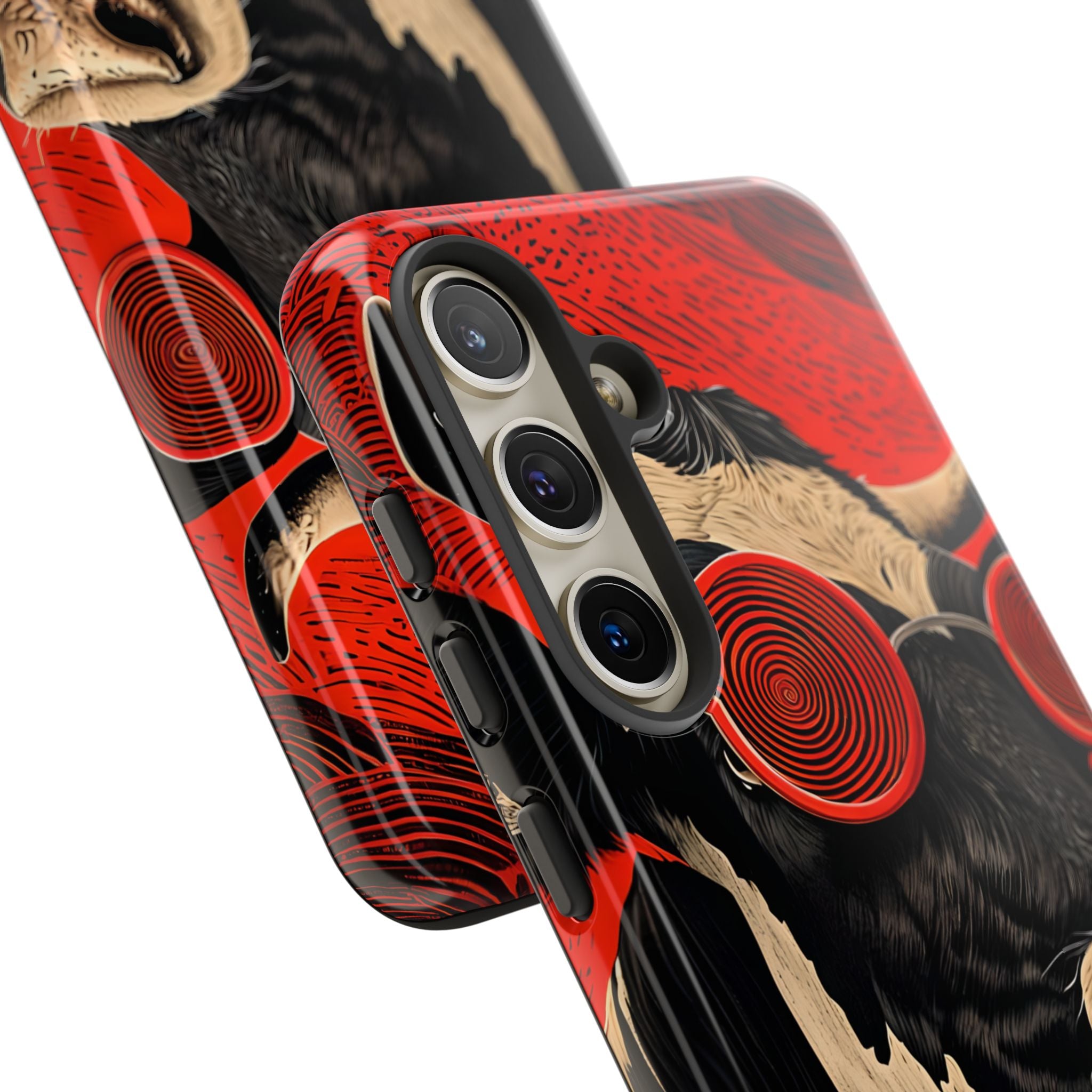 Hypnotic Cow Samsung S24 Case - Tough