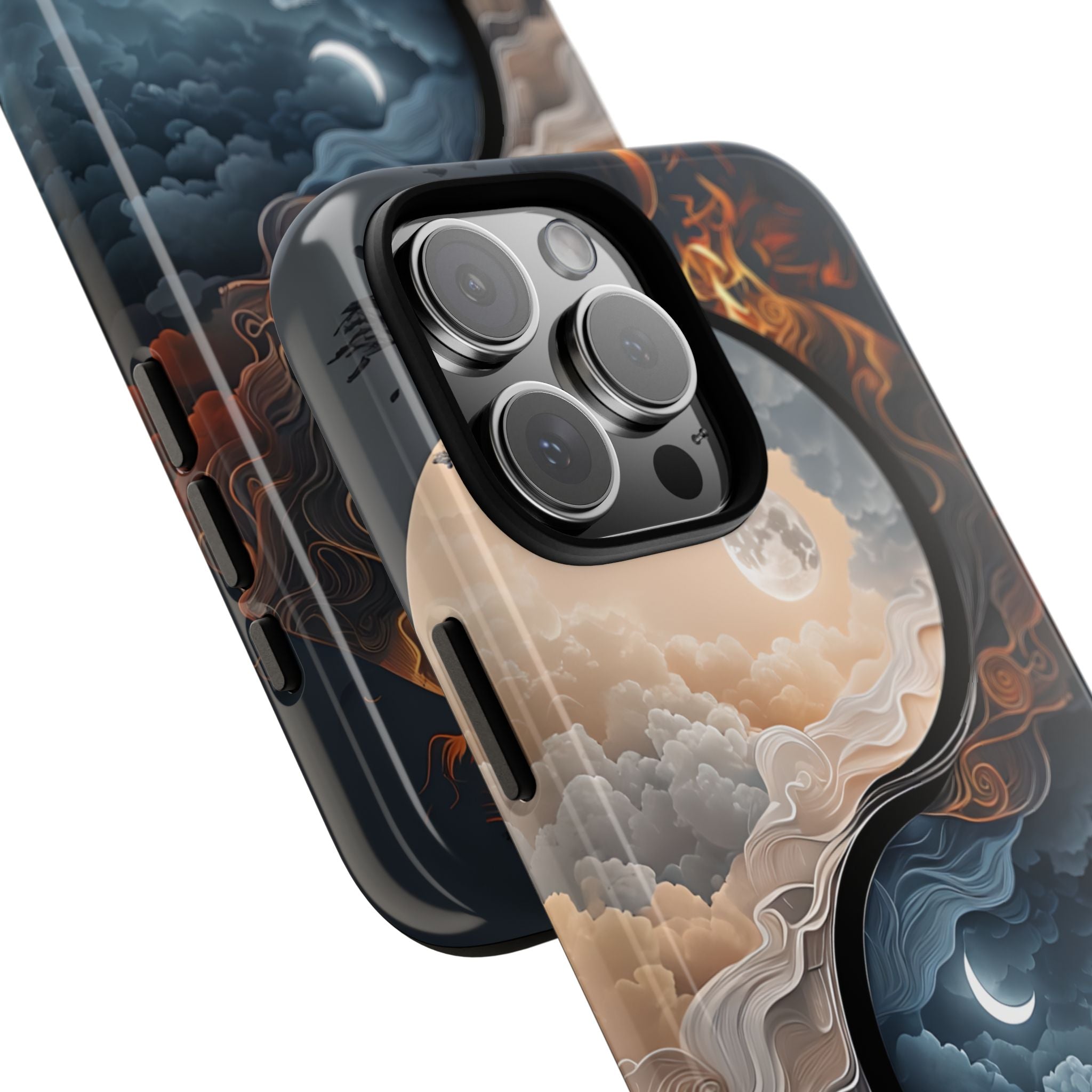 Moonlit Elemental Harmony - iPhone Case