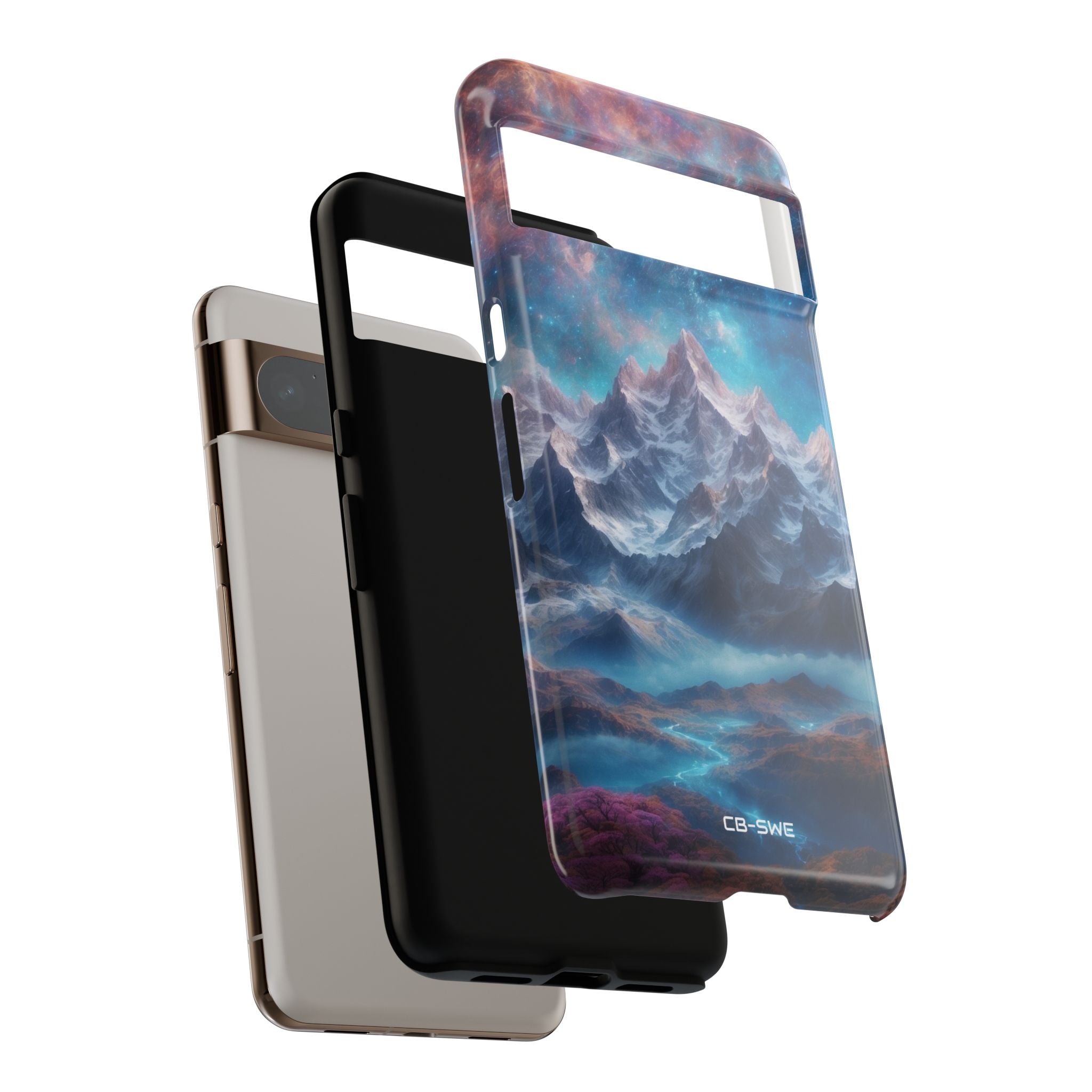 Celestial Mountains Rise - Google Pixel Case