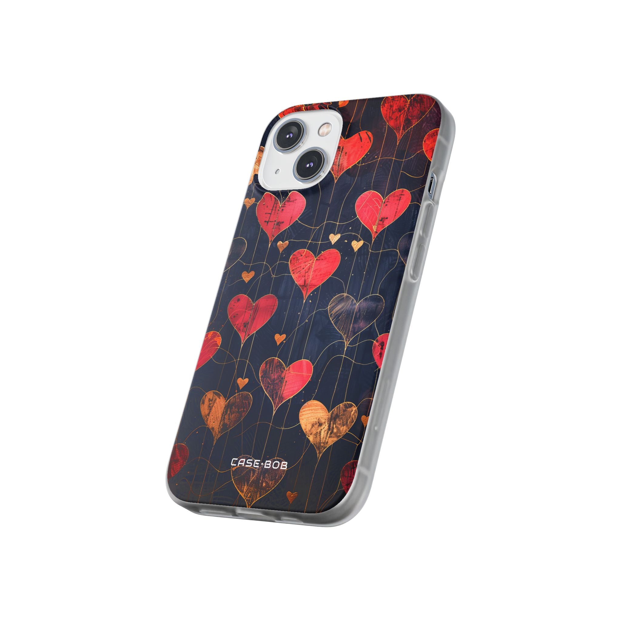 Golden Hearts Network iPhone 14 Case - Soft