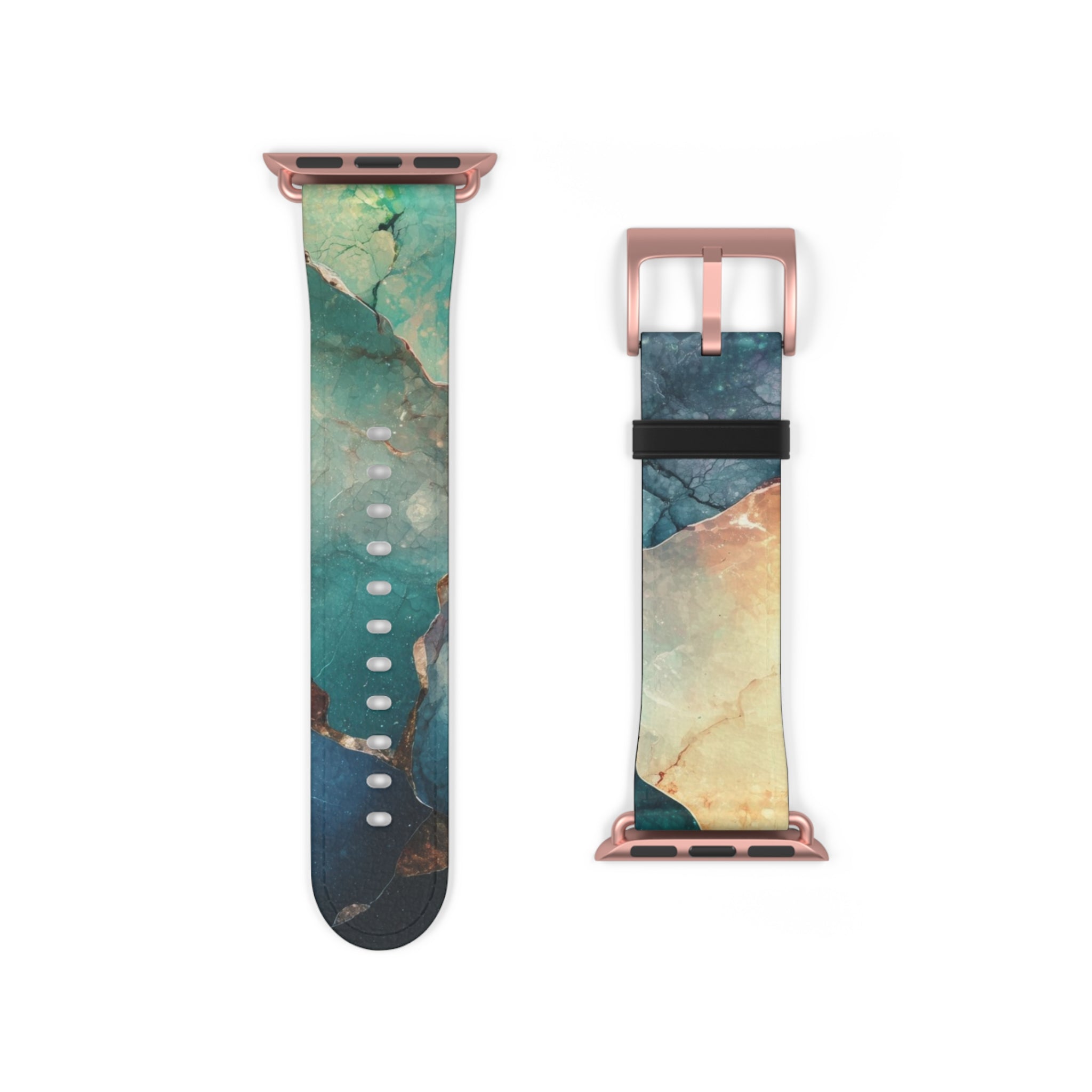 Fractured Gemstone Teal - Watch Band