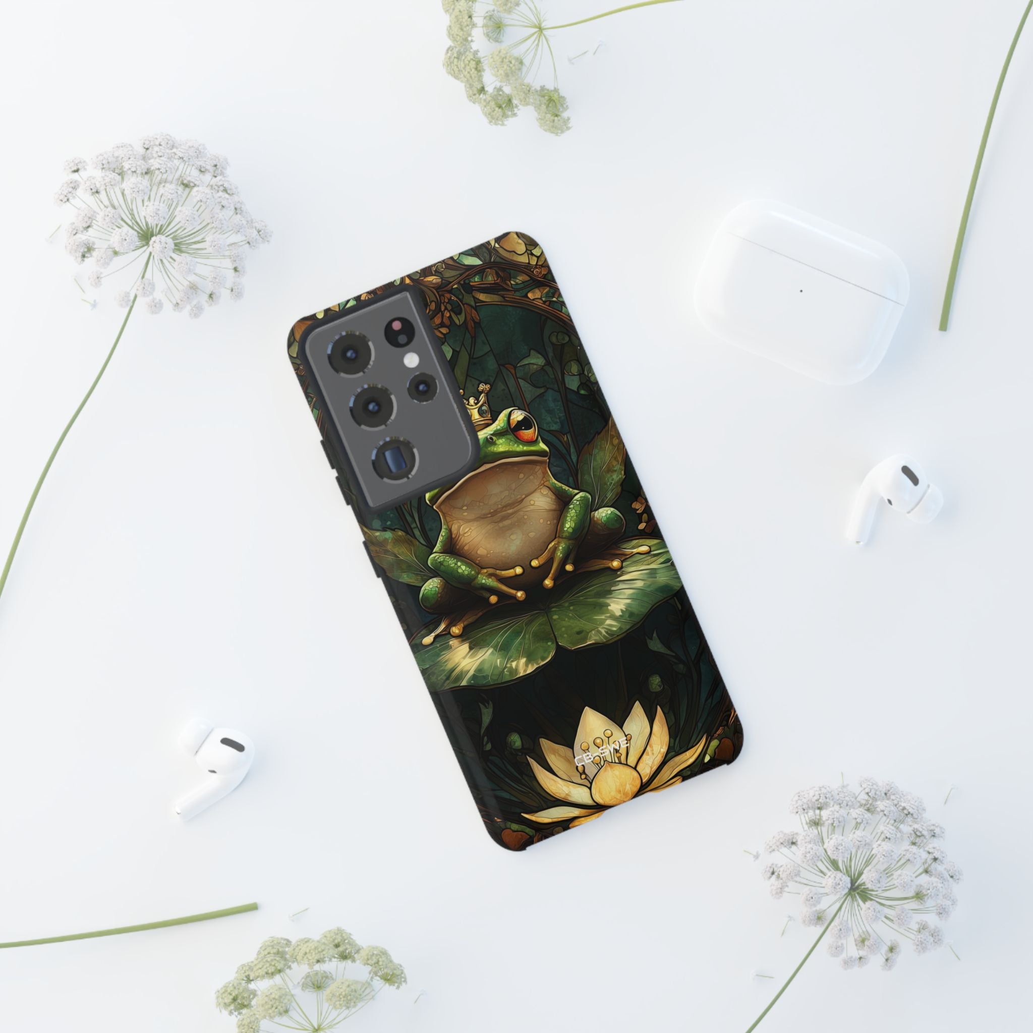 Crowned Frog Rests - Samsung Case