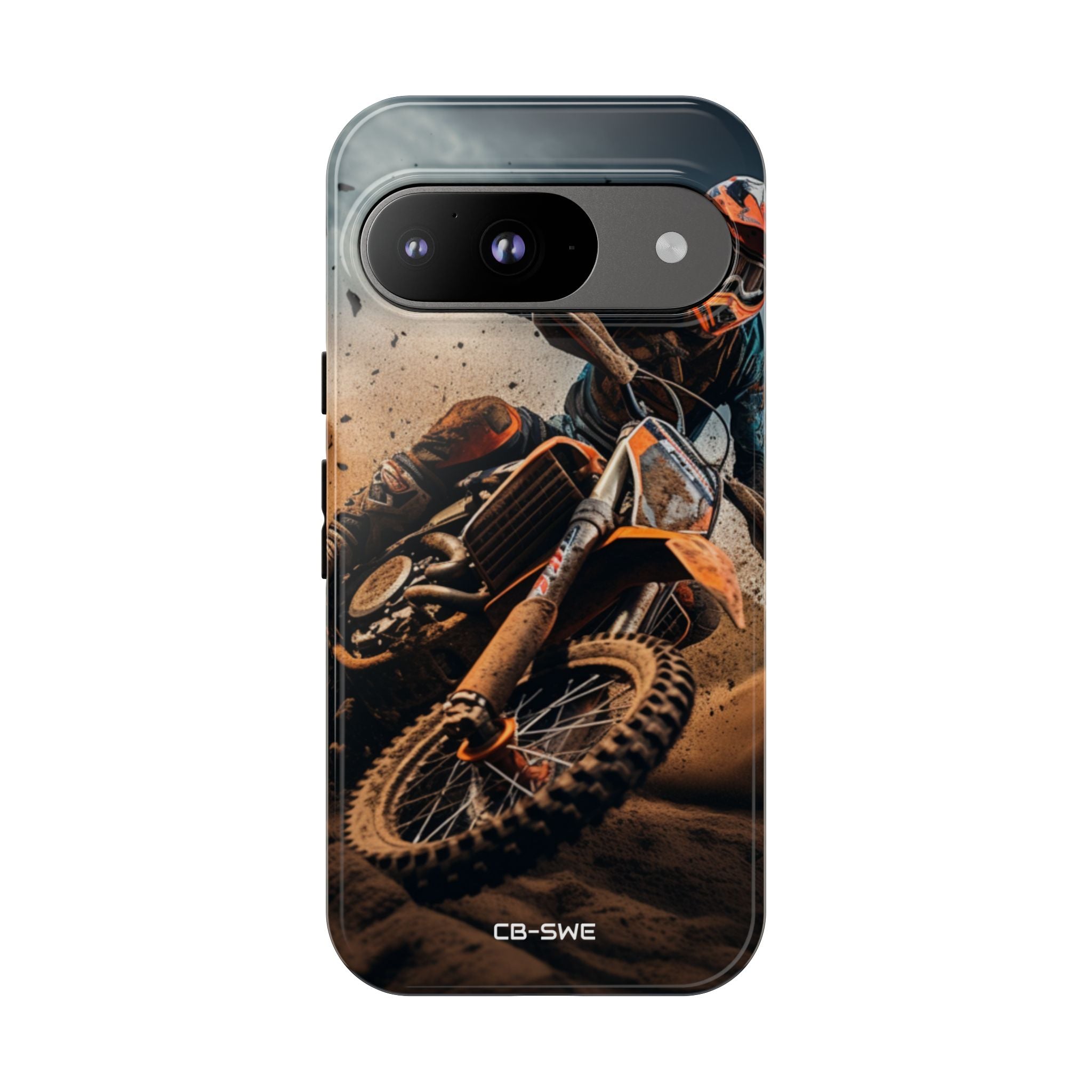 Rider Amidst Desert Fury - Google Pixel Case