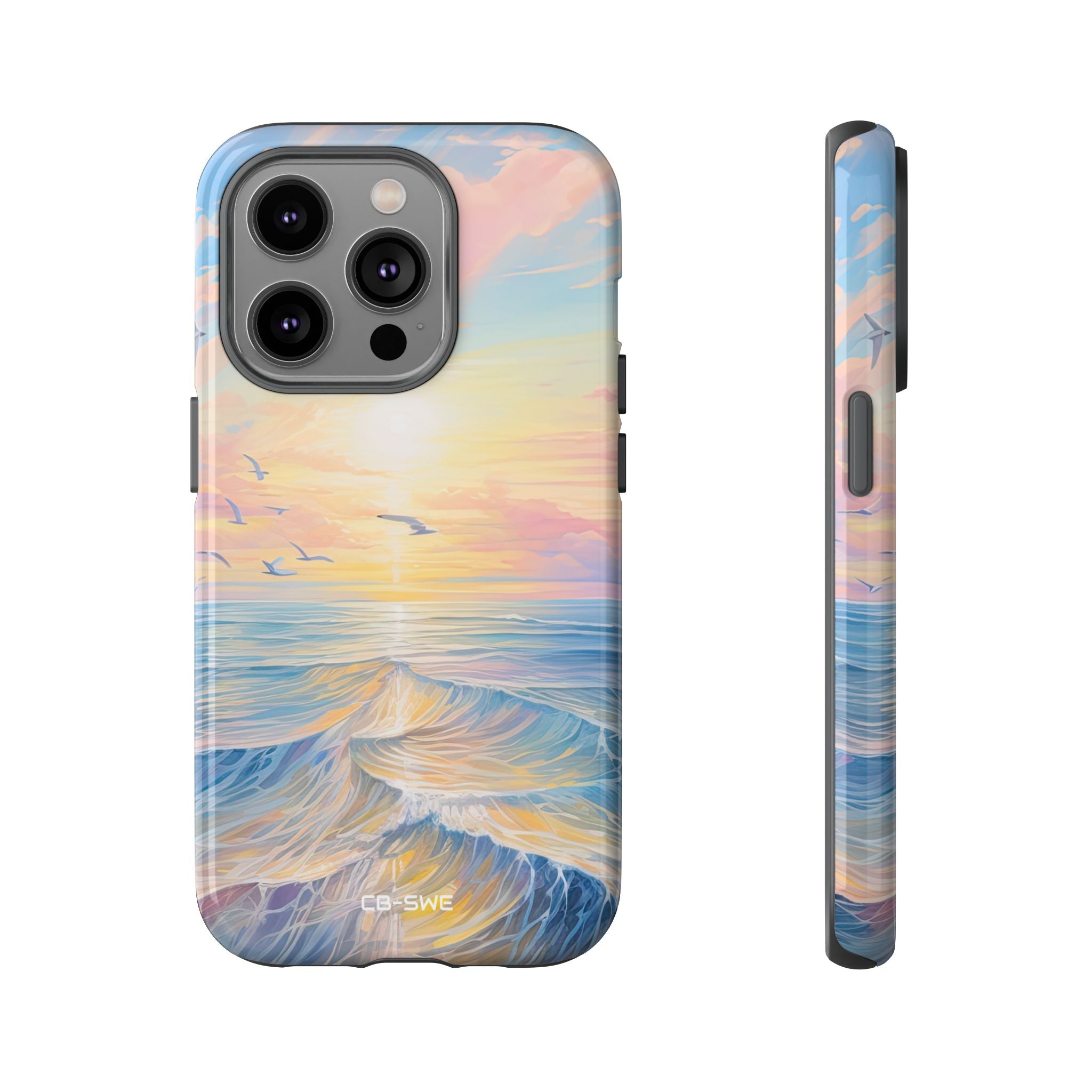 Gentle Waves Embrace - iPhone Case