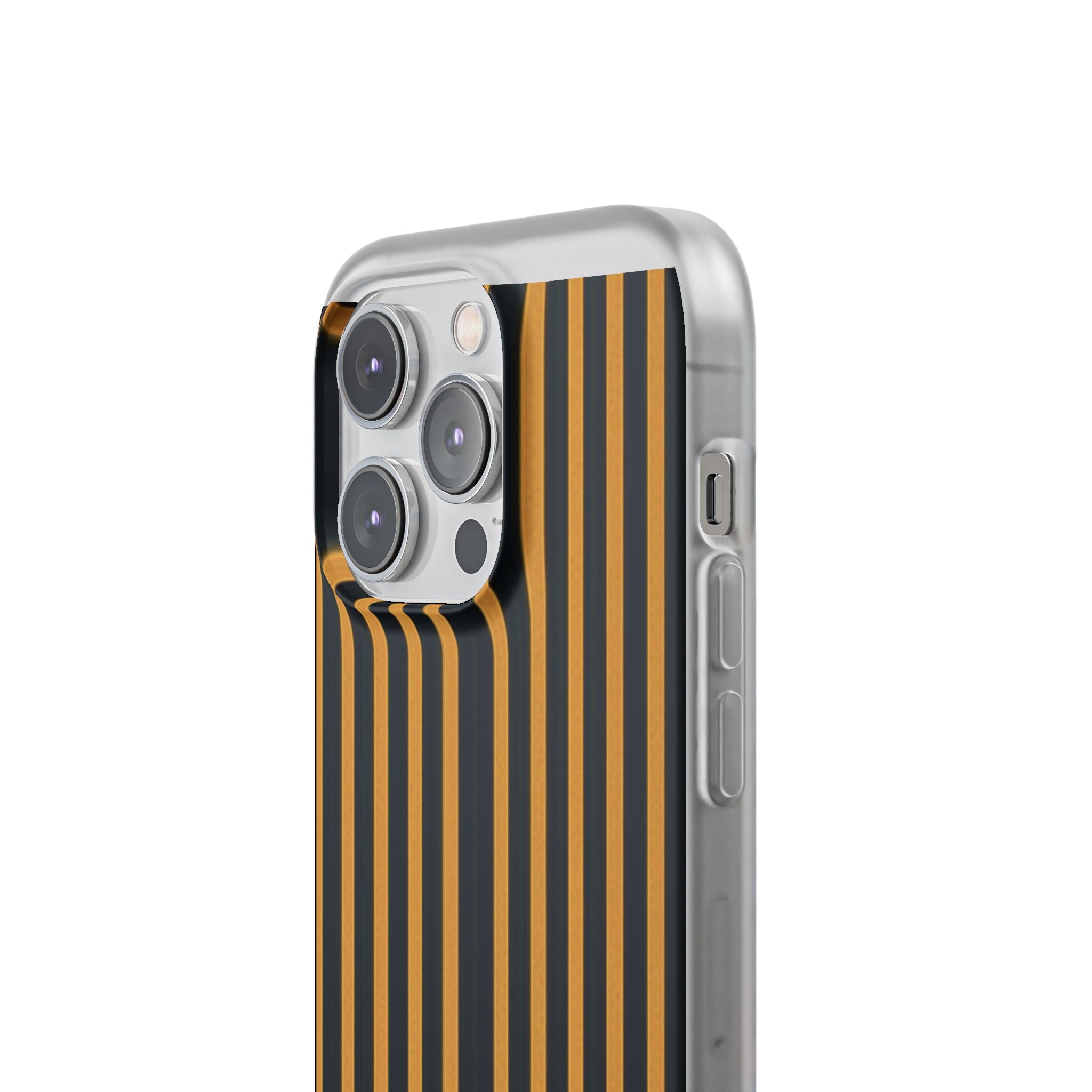 Golden Stripes iPhone 14 Pro Case - Soft