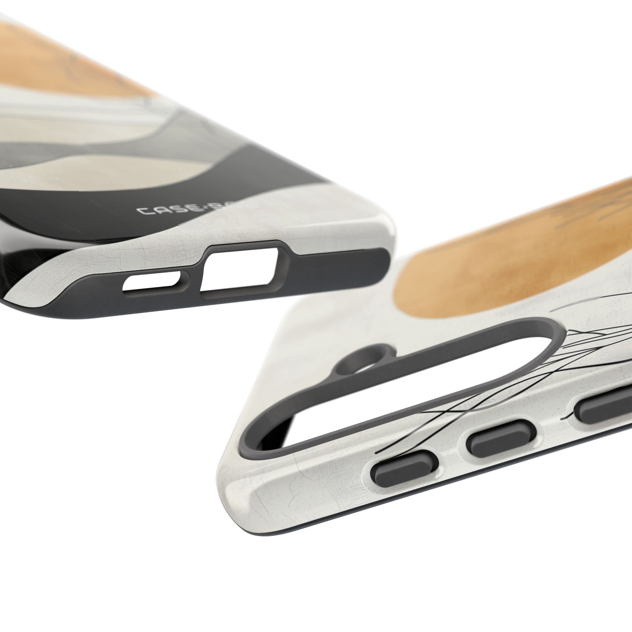 Orange Halo Samsung S25 Case - Tough