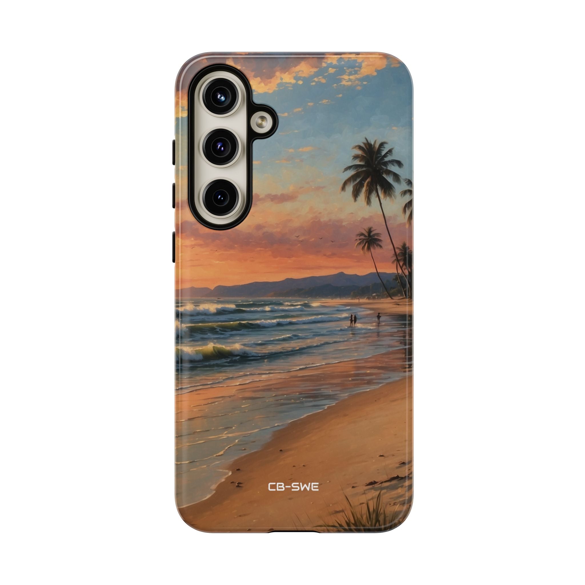 Golden Waves Embrace - Samsung Case