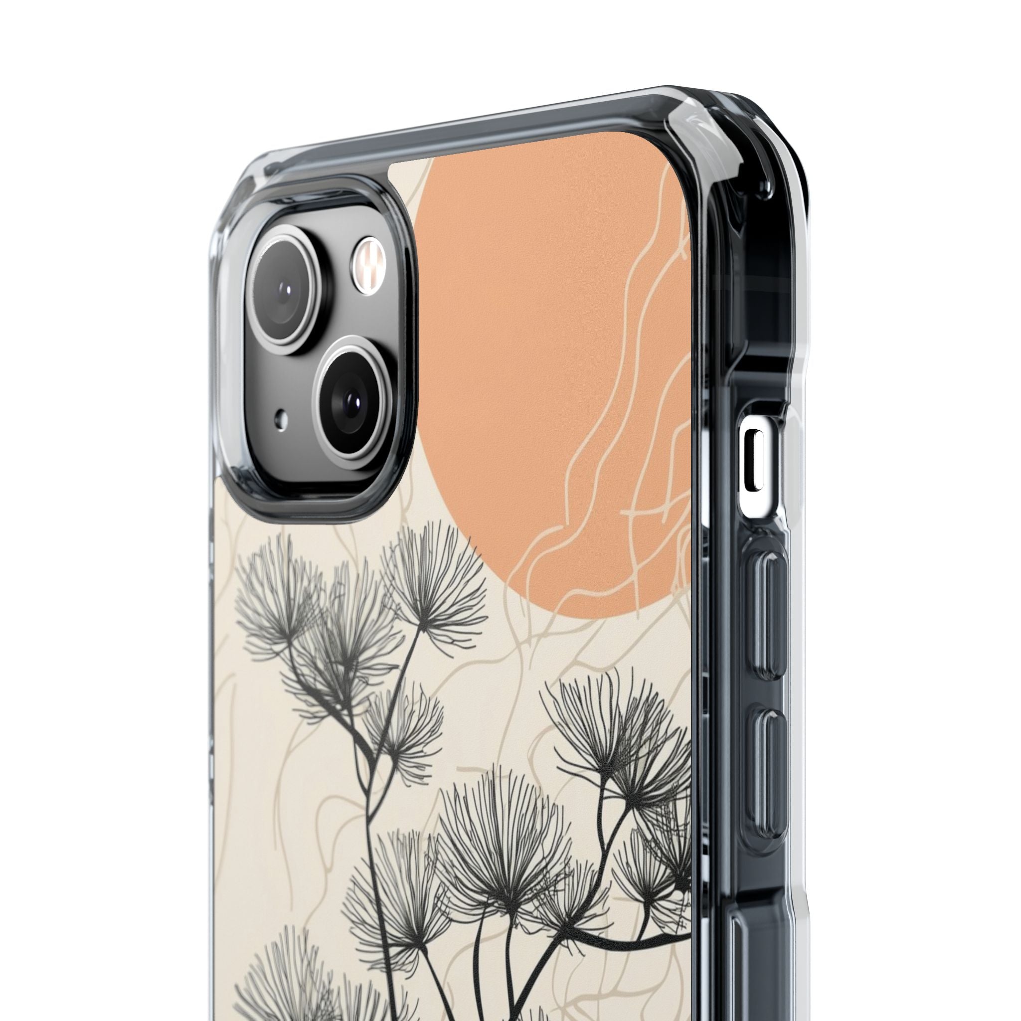 Spiky Tree Sunset iPhone 14 Plus Case - Impact