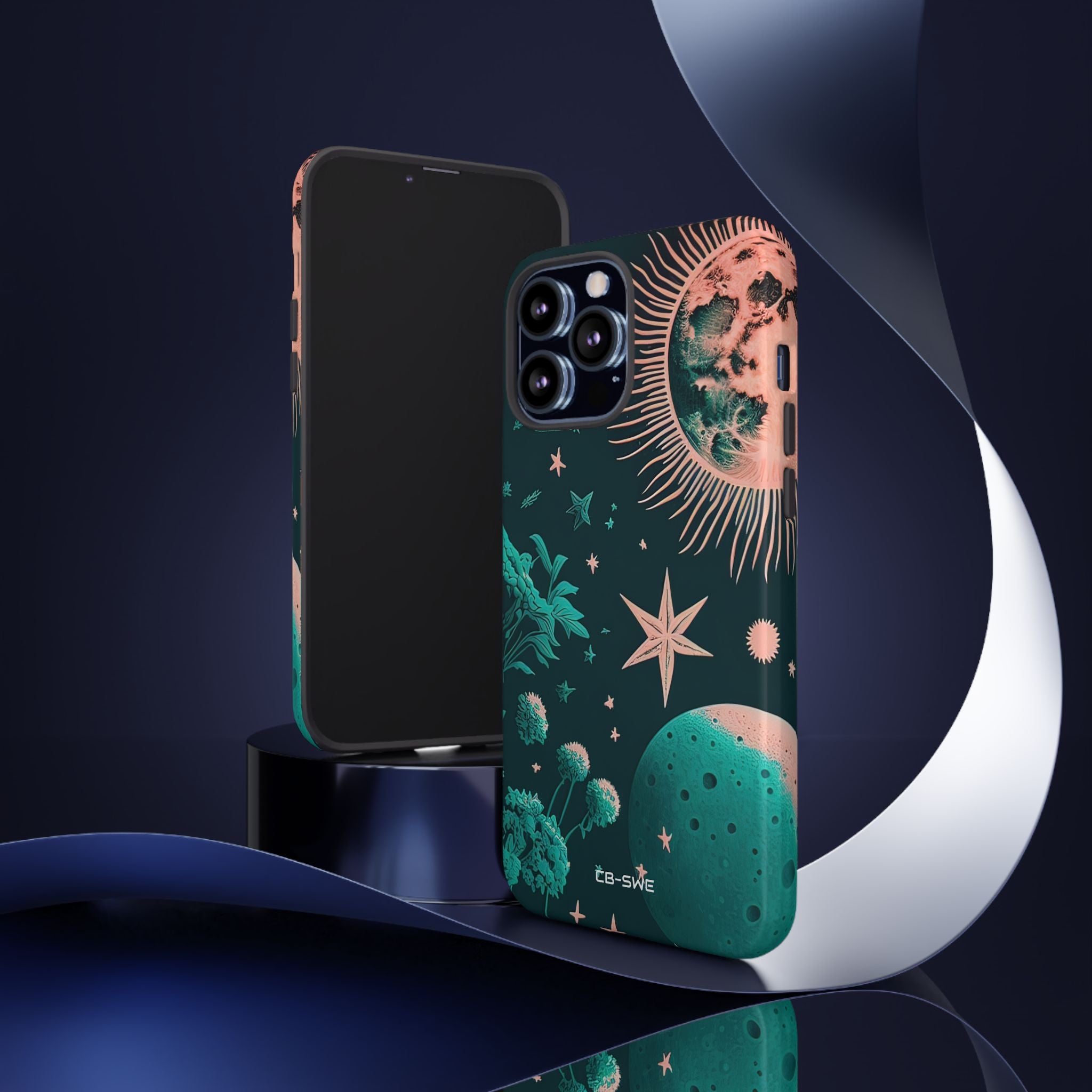 Celestial Botanical Night - iPhone Case