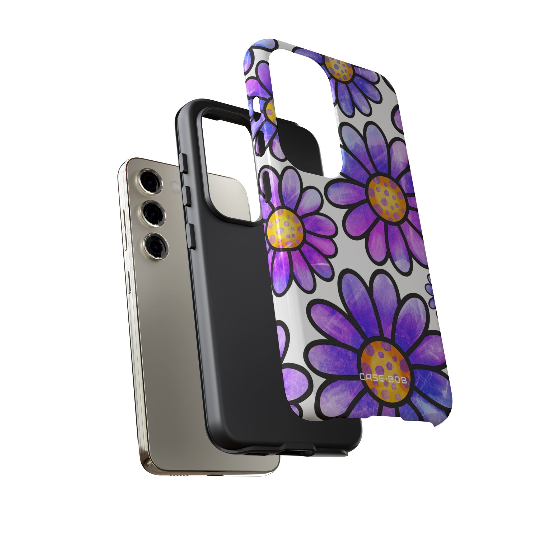 Polka Dot Blooms Samsung S23 Case - Tough