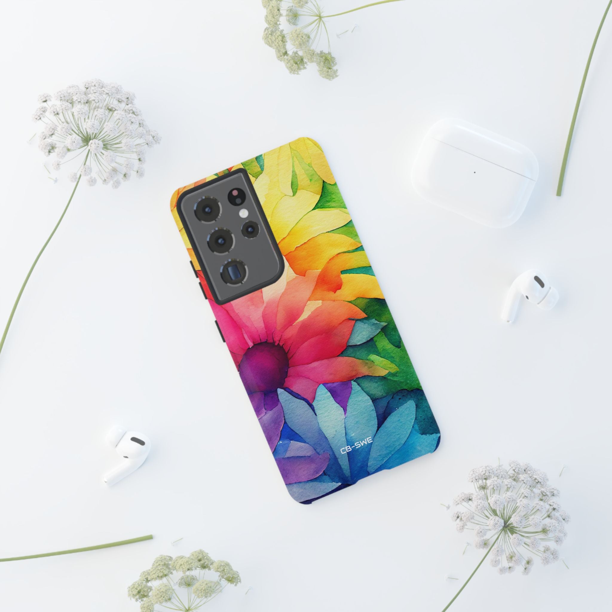 Vibrant Floral Symphony - Samsung Case
