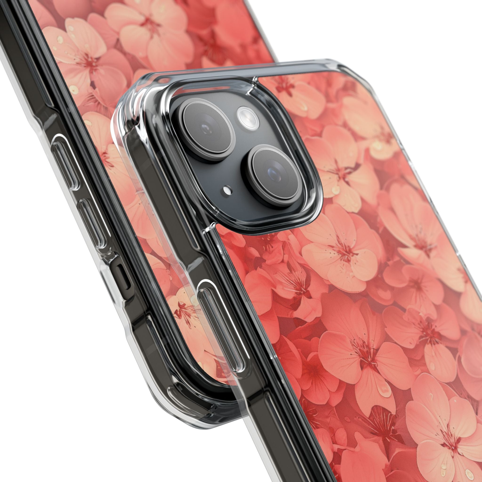Blush Garden Bloom iPhone 15 - Impact Clear+