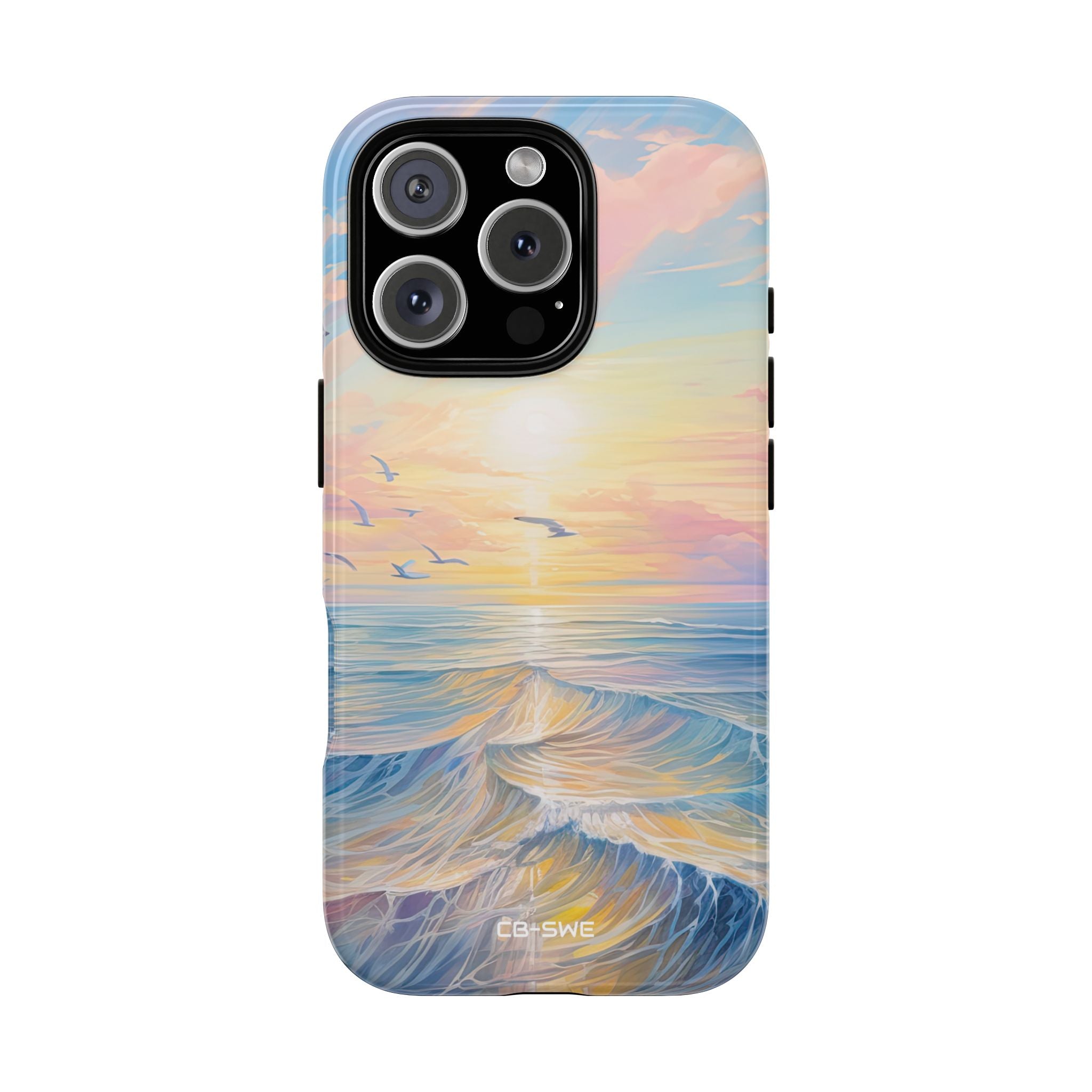 Gentle Waves Embrace - iPhone Case