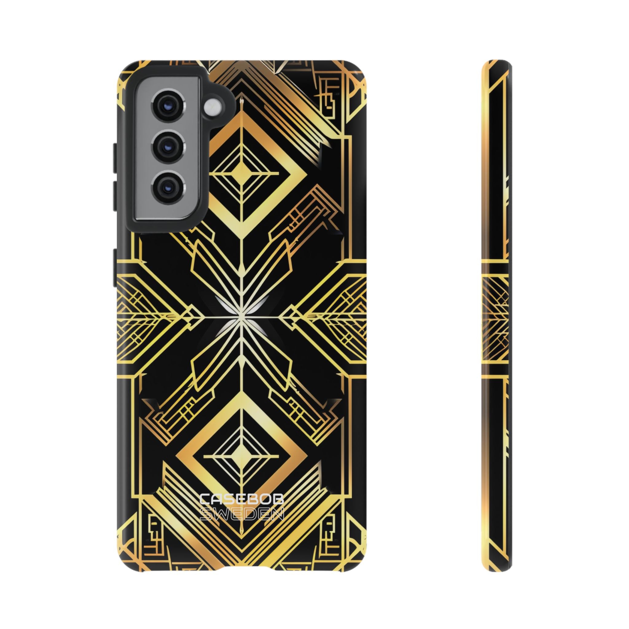 Golden Geometric Symphony Samsung S21 - Tough