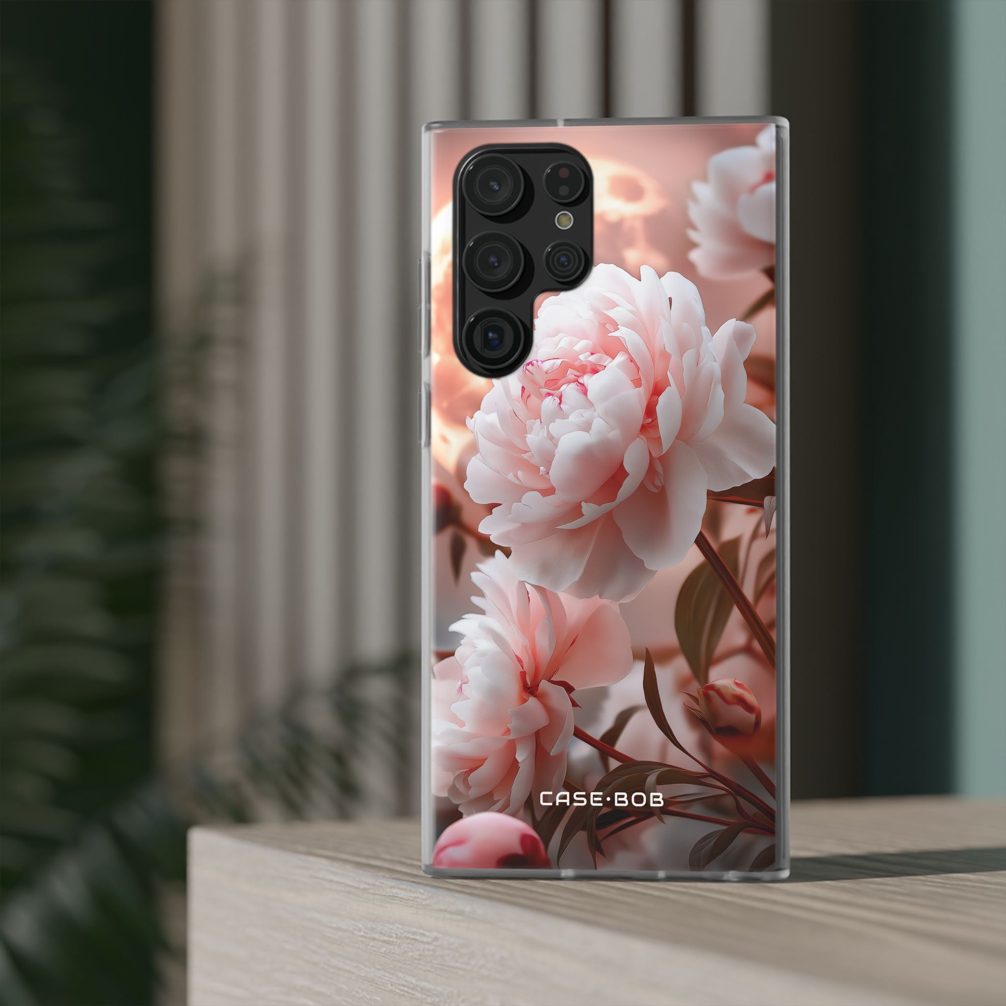 Peony Moonlight Samsung S22 Ultra Case - Soft
