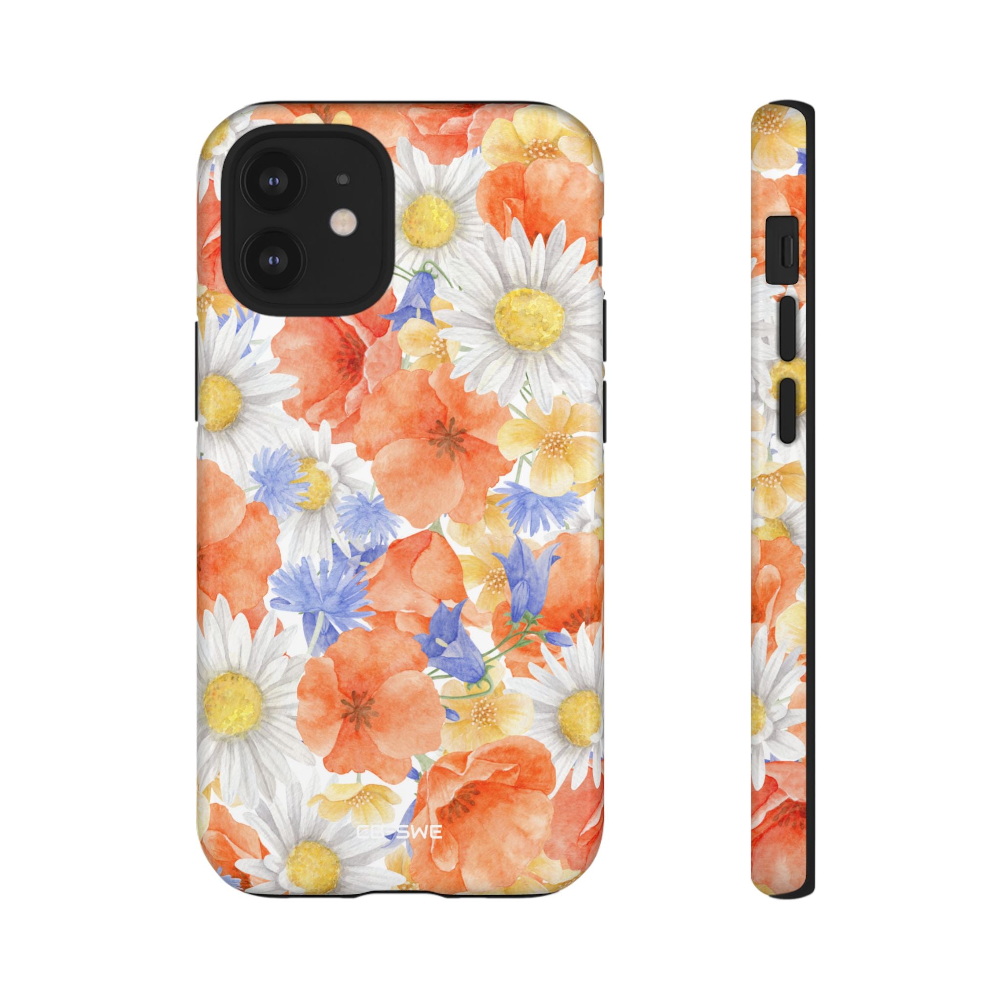 Watercolor Floral Harmony - iPhone Case