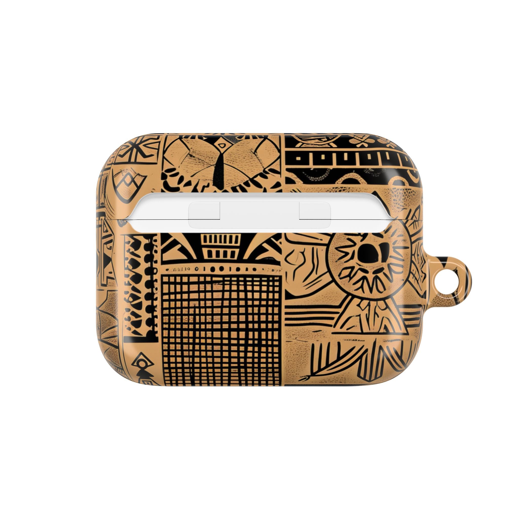 Celestial Faces Brown - AirPods Case