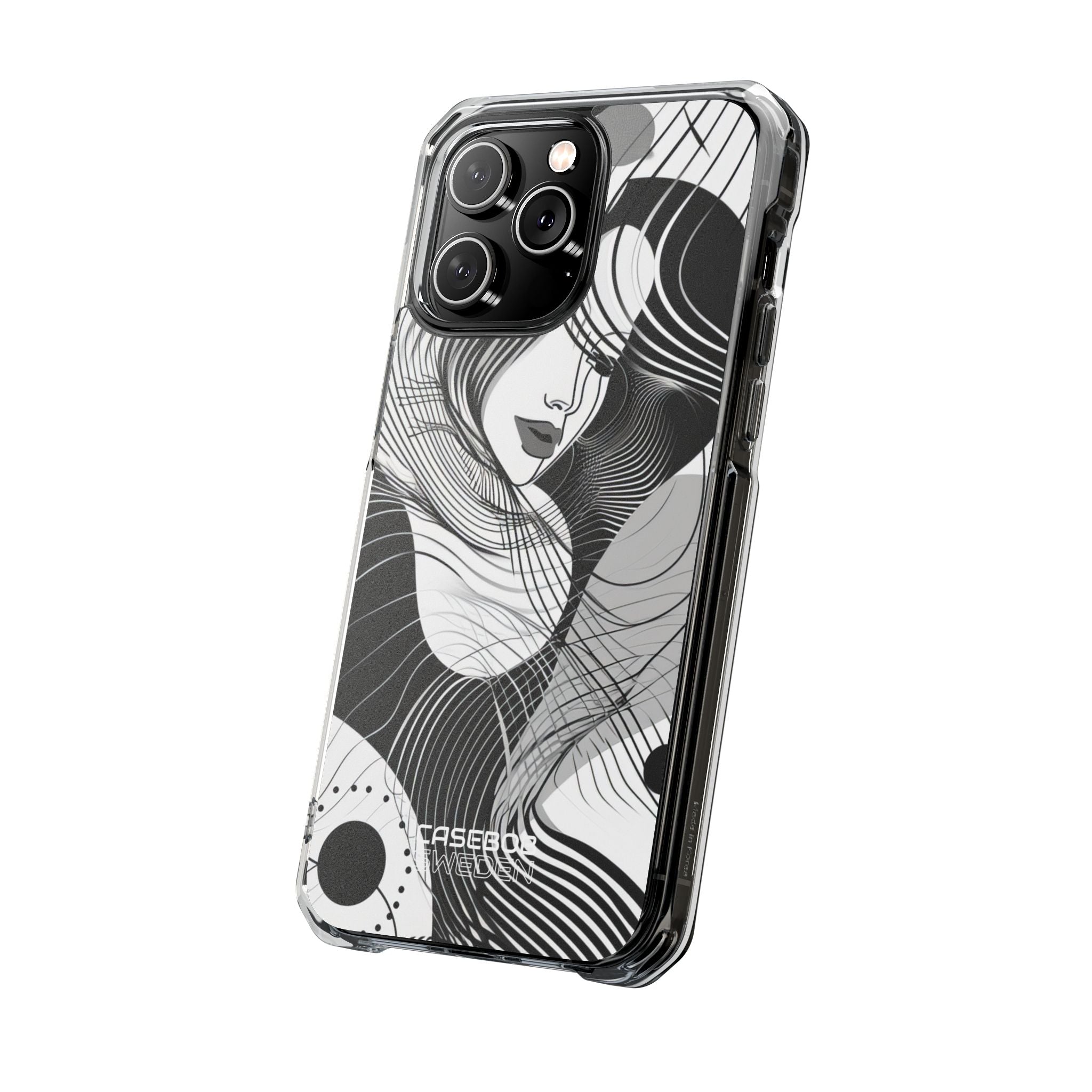 Orange Wave Motion iPhone 14 - Impact Clear+