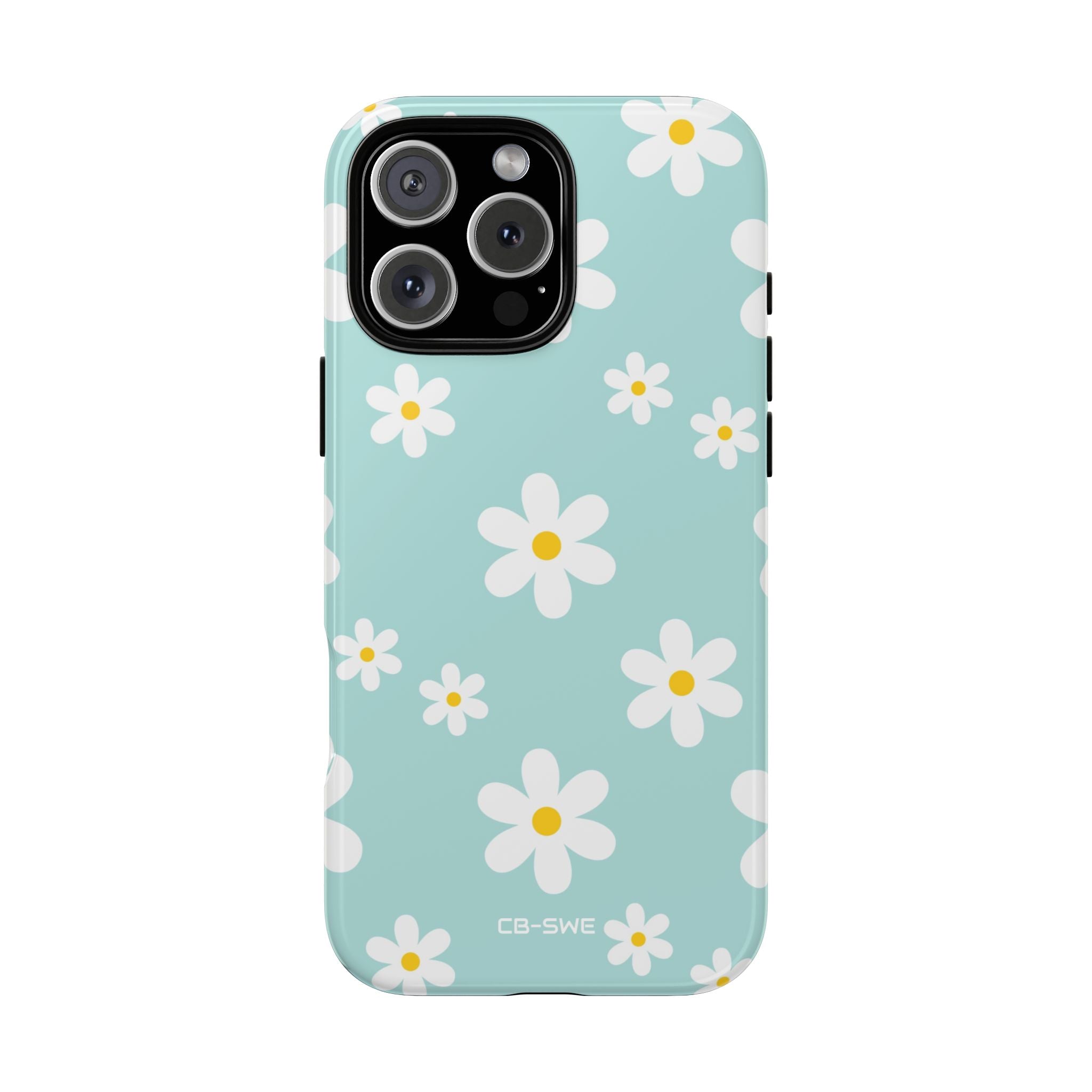 Daisies On Blue - iPhone Case