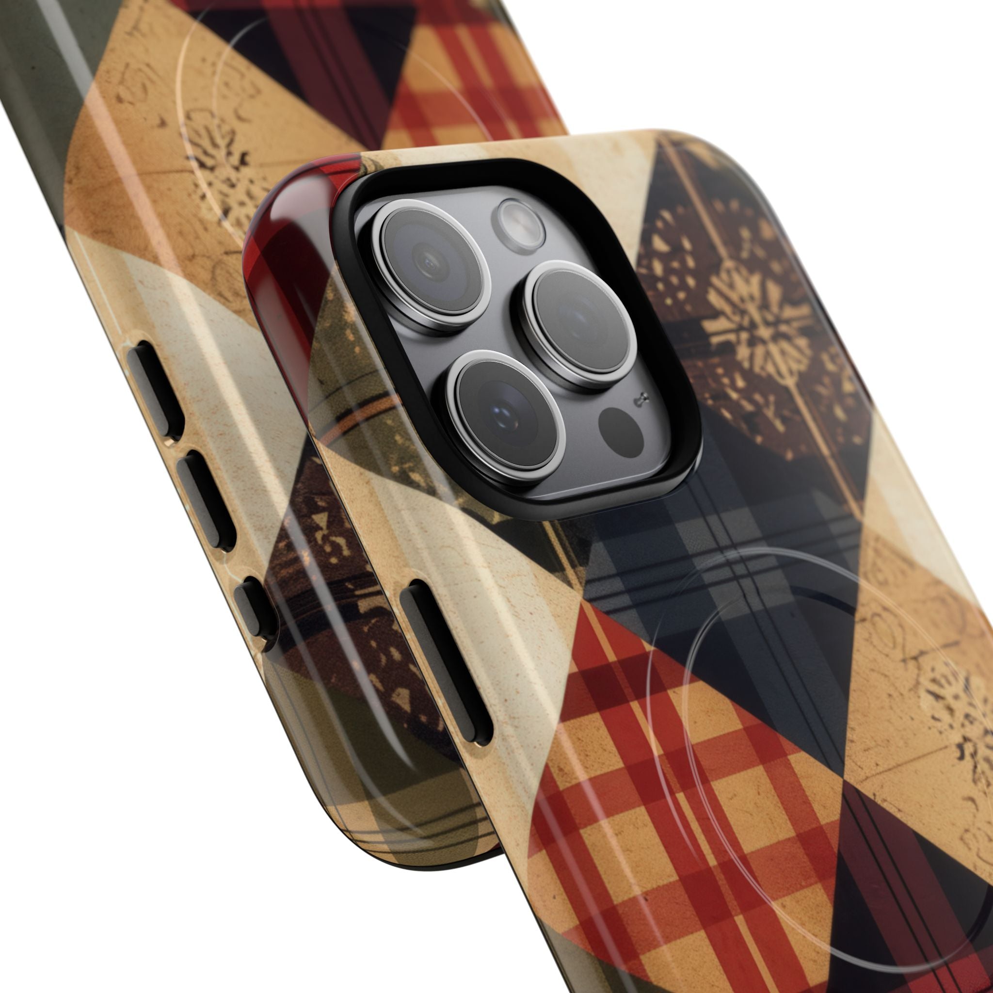 Rustik Quilt Charm iPhone 15 - Tough+