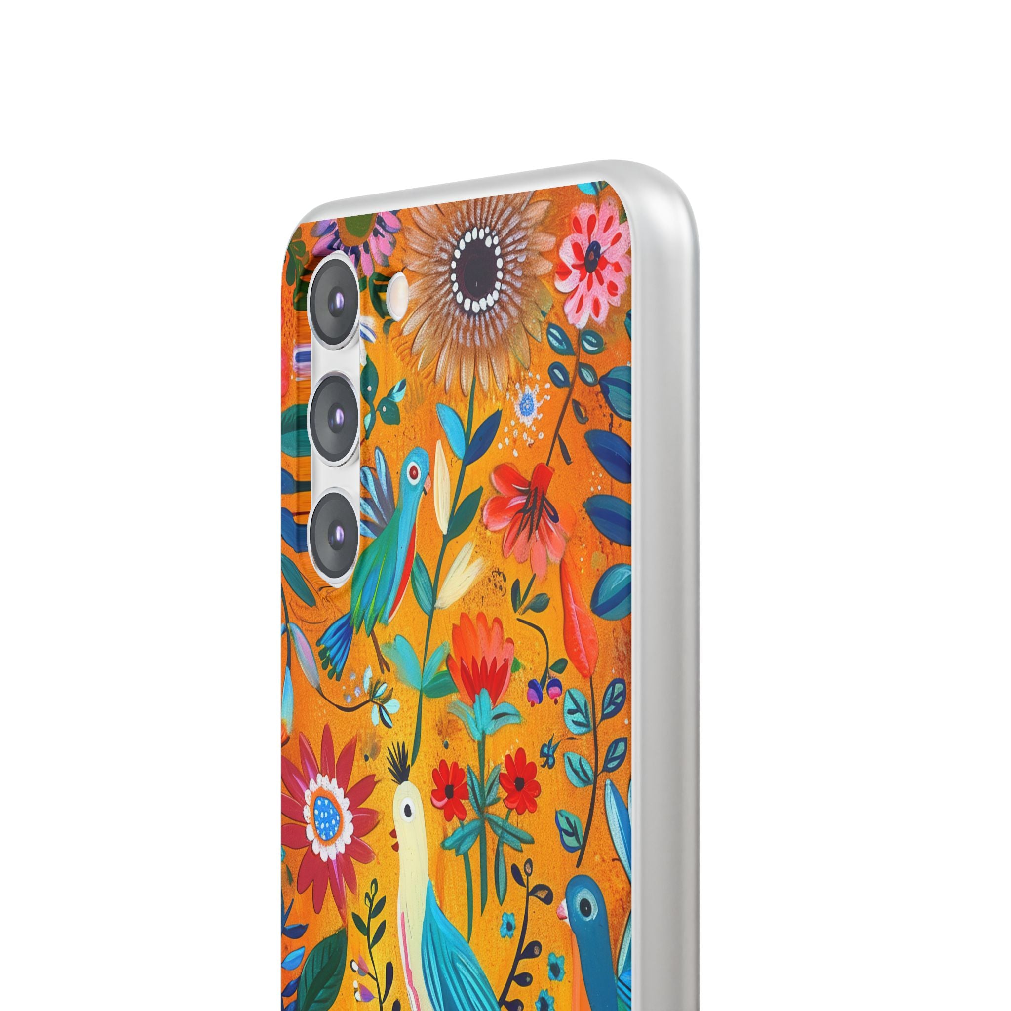 Colorful Birds Bloom Samsung S23 Plus Case - Soft
