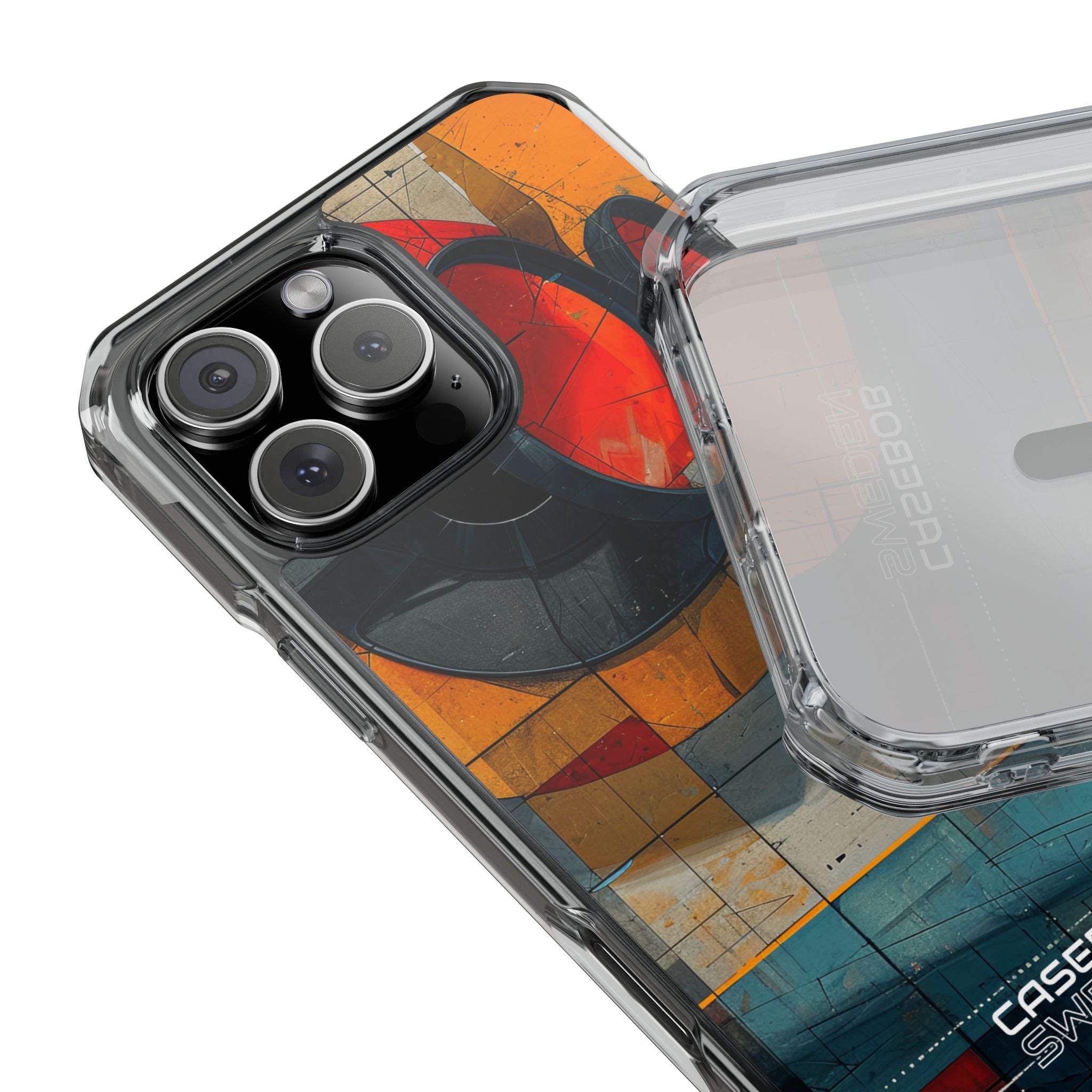 Futuristic Cubist Visions iPhone 16 - Impact Clear+