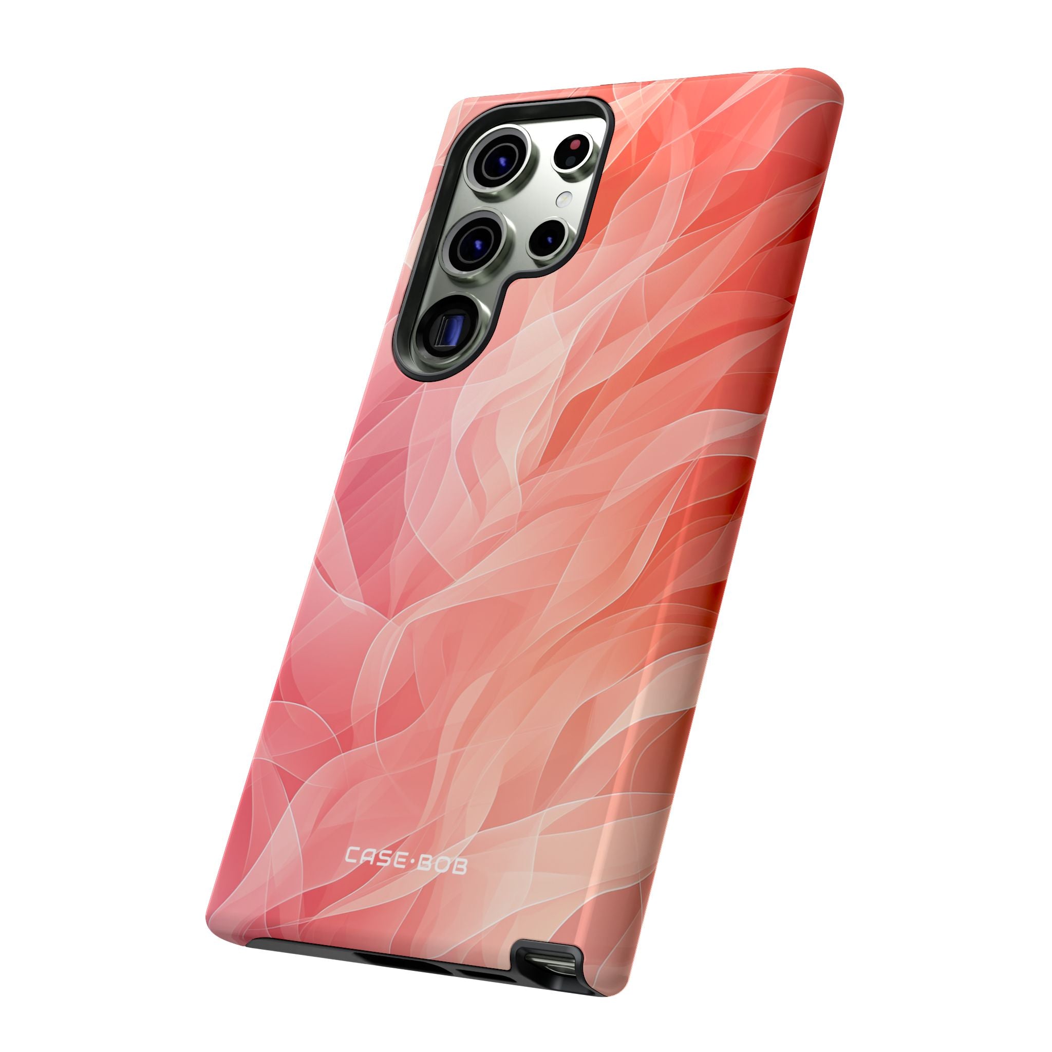 Peach Wave Drift Samsung S23 Ultra Case - Tough