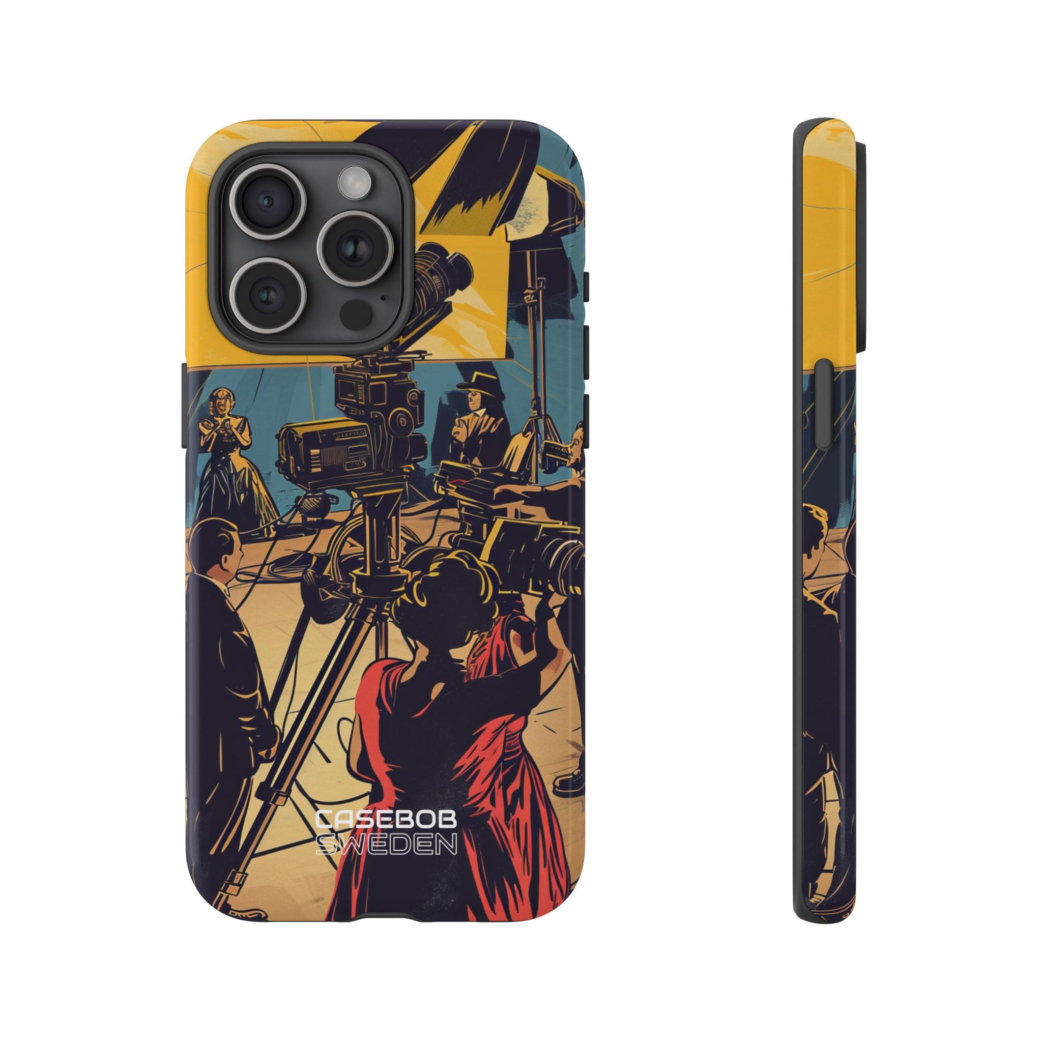 Set cinematografico vintage iPhone 15 - Tough