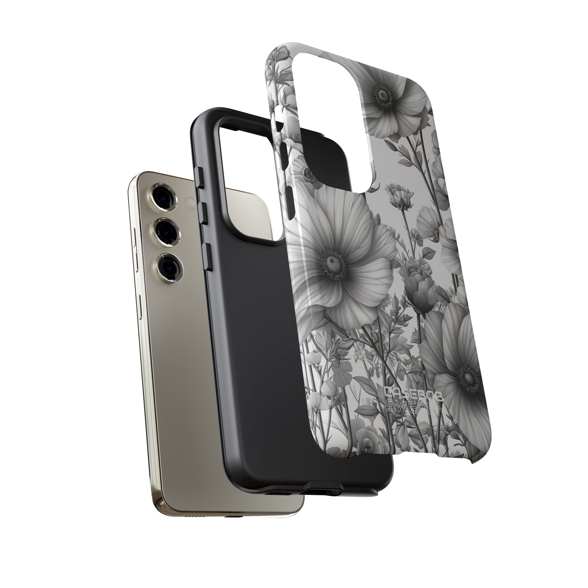 Vintage Floral Etching Samsung S23 - Tough
