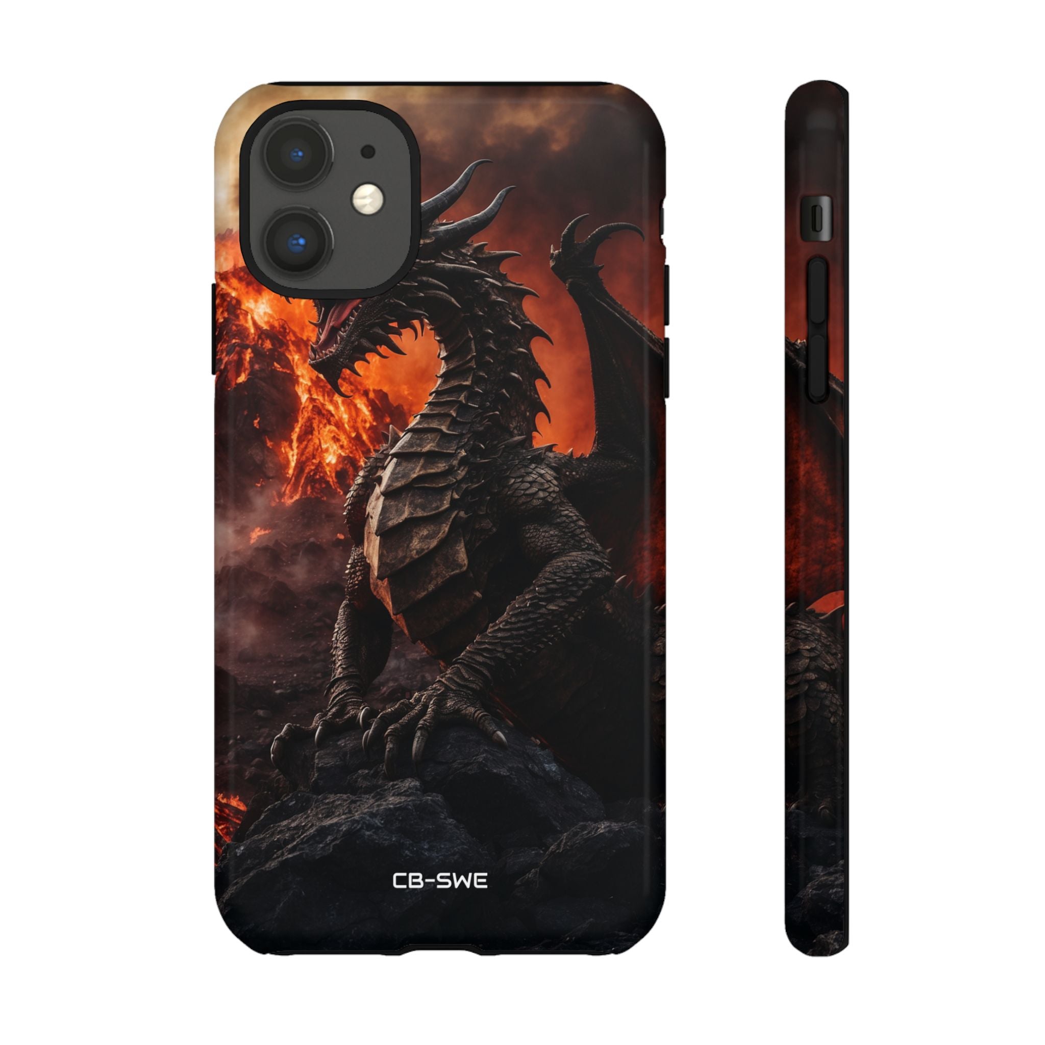 Fiery Dragon Soars - iPhone Case
